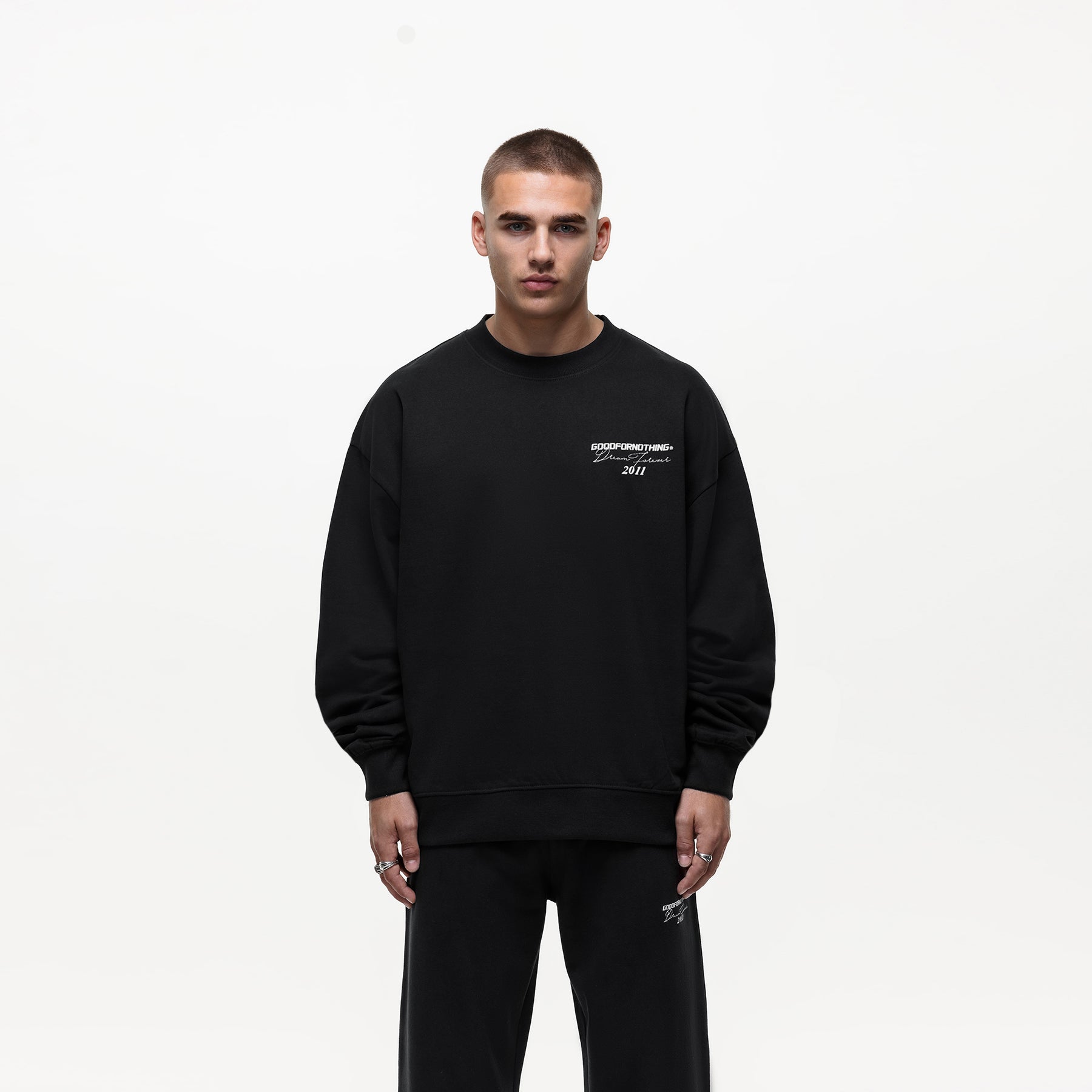 Black sweatshirt sale hotsell