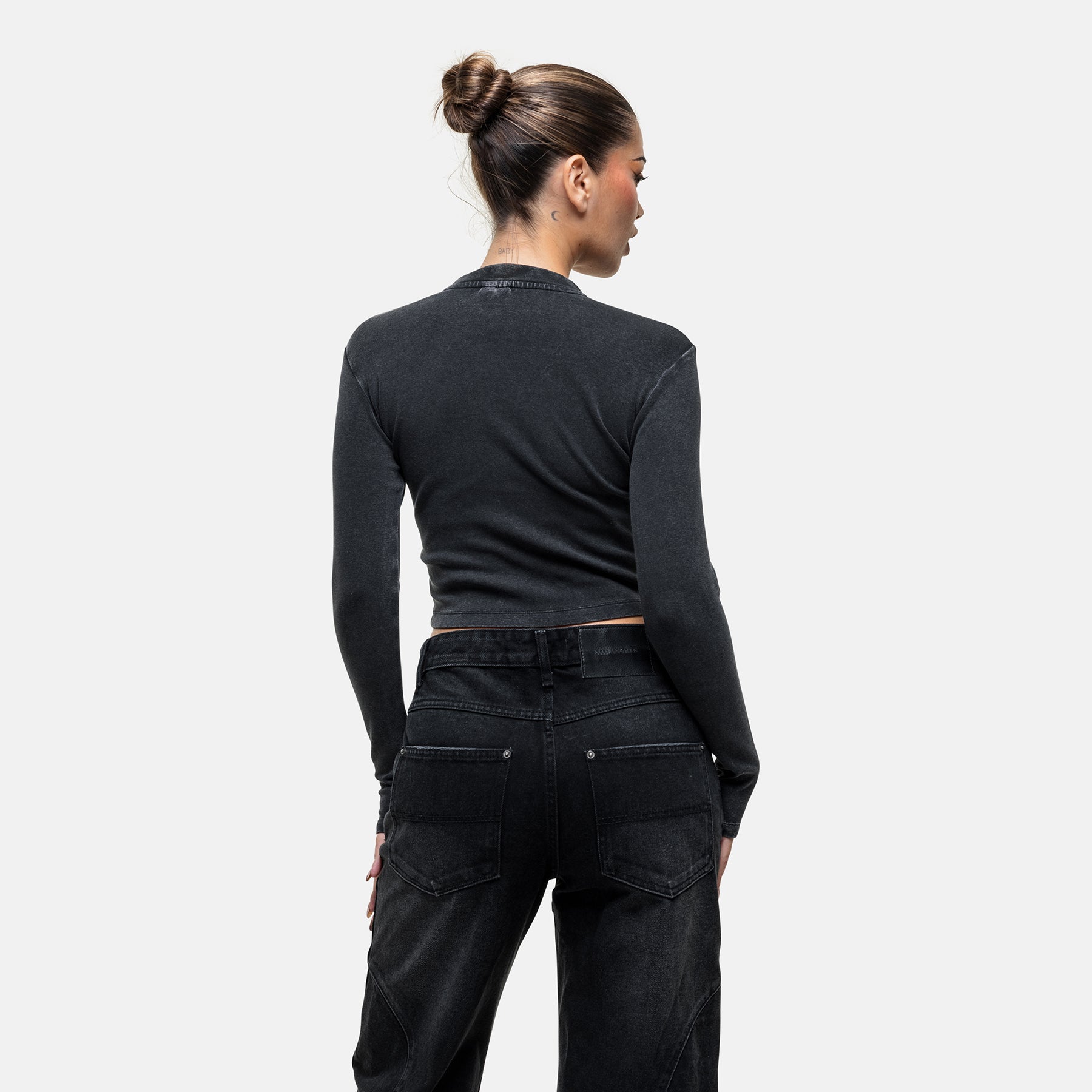 Atelier Black Long-sleeve T-shirt