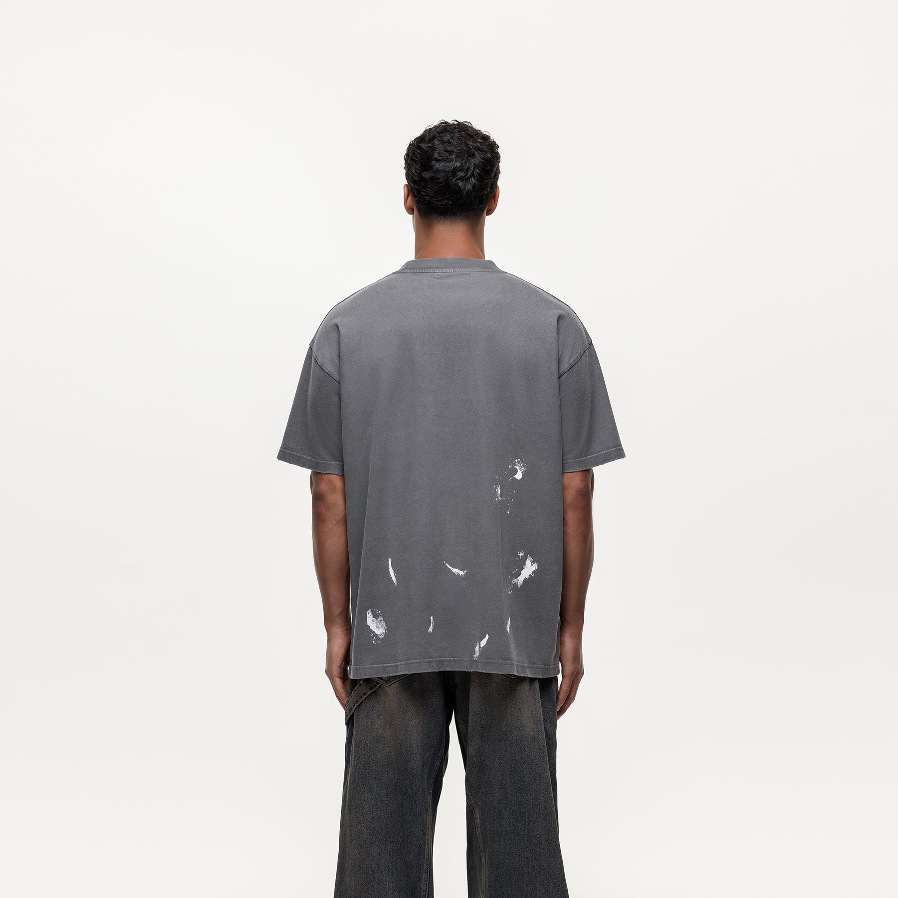 Abrade Taupe Sprayed T-shirt