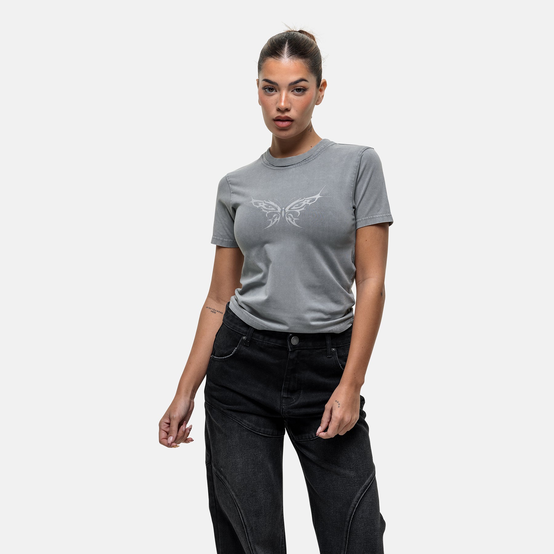 Tattoo Vintage Grey T-shirt