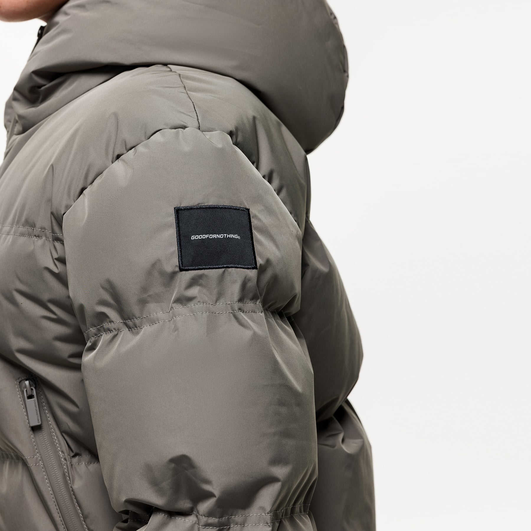 Arctic Olive Technical Puffer Jacket