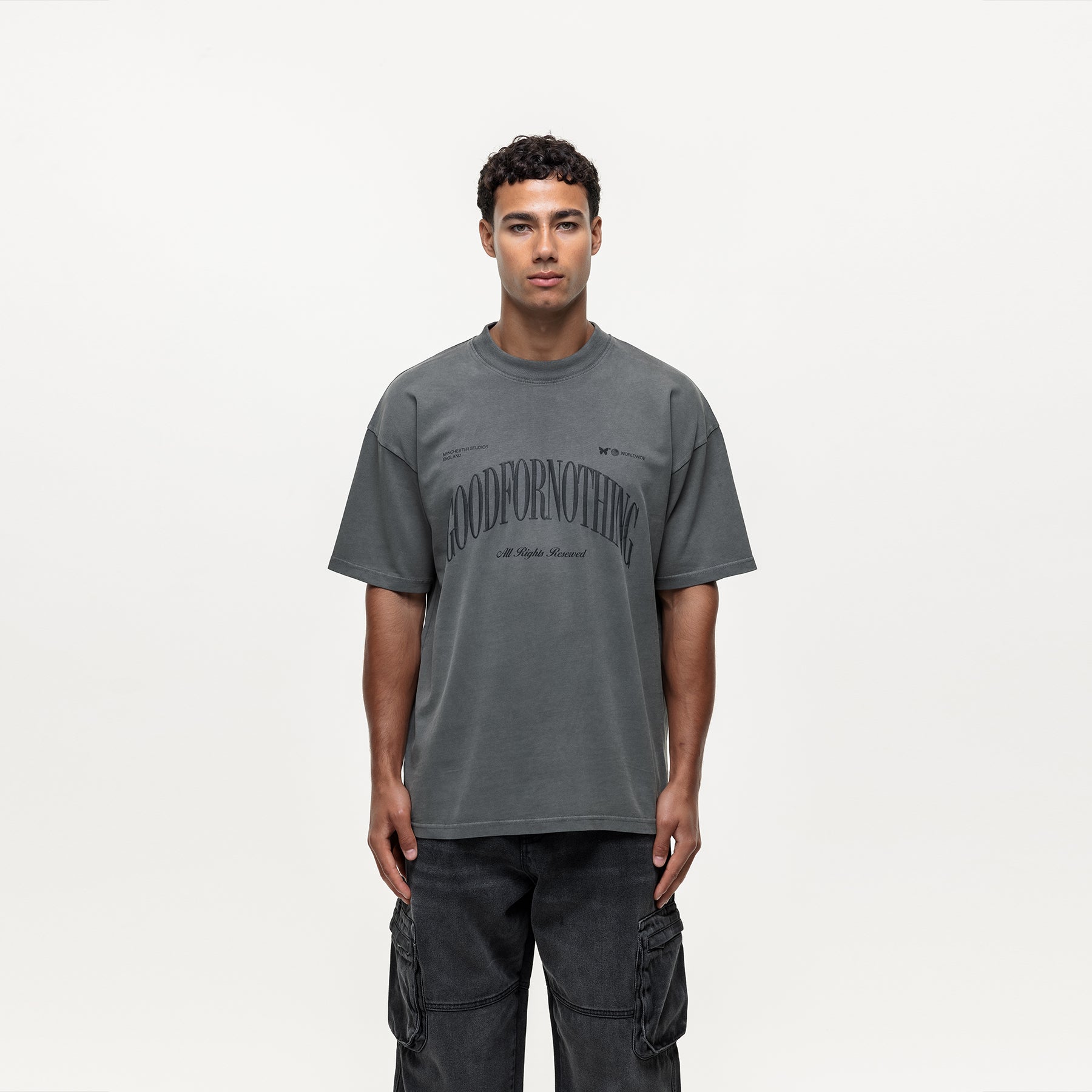 Arch Washed Gunmetal T shirt