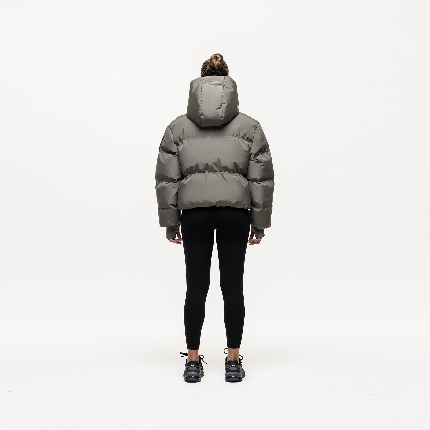 Arctic Olive Technical Puffer Jacket