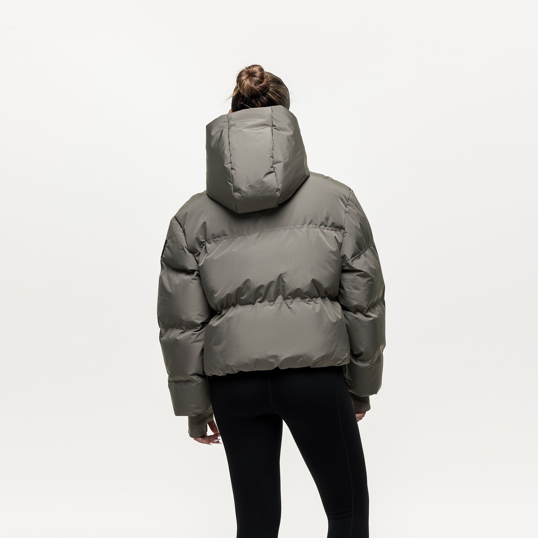 Arctic Olive Technical Puffer Jacket