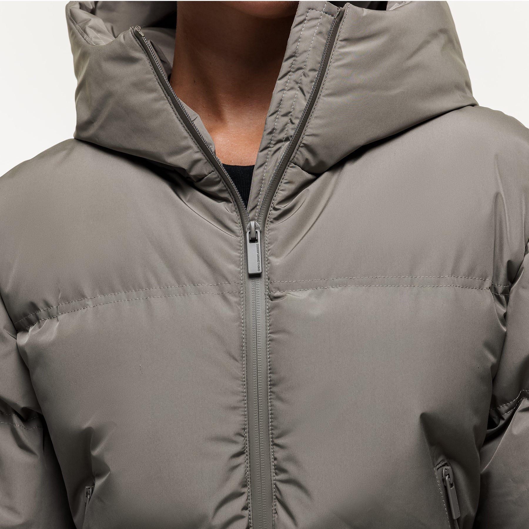 Arctic Olive Technical Puffer Jacket