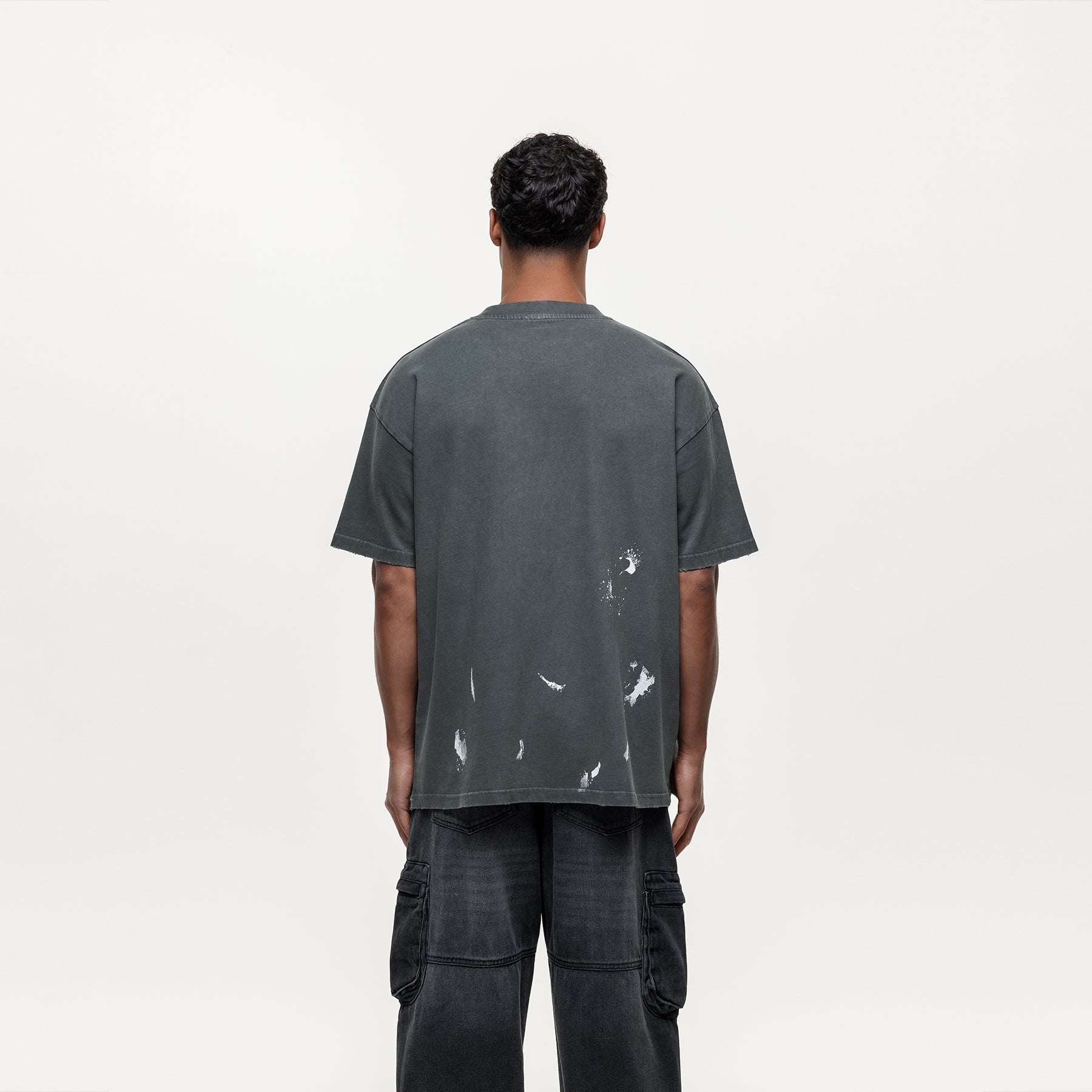 Abrade Gunmetal Sprayed T-shirt