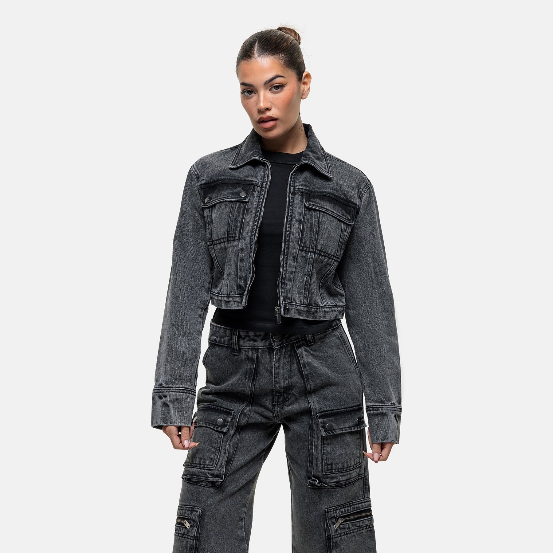 Industry Washed Denim Jacket