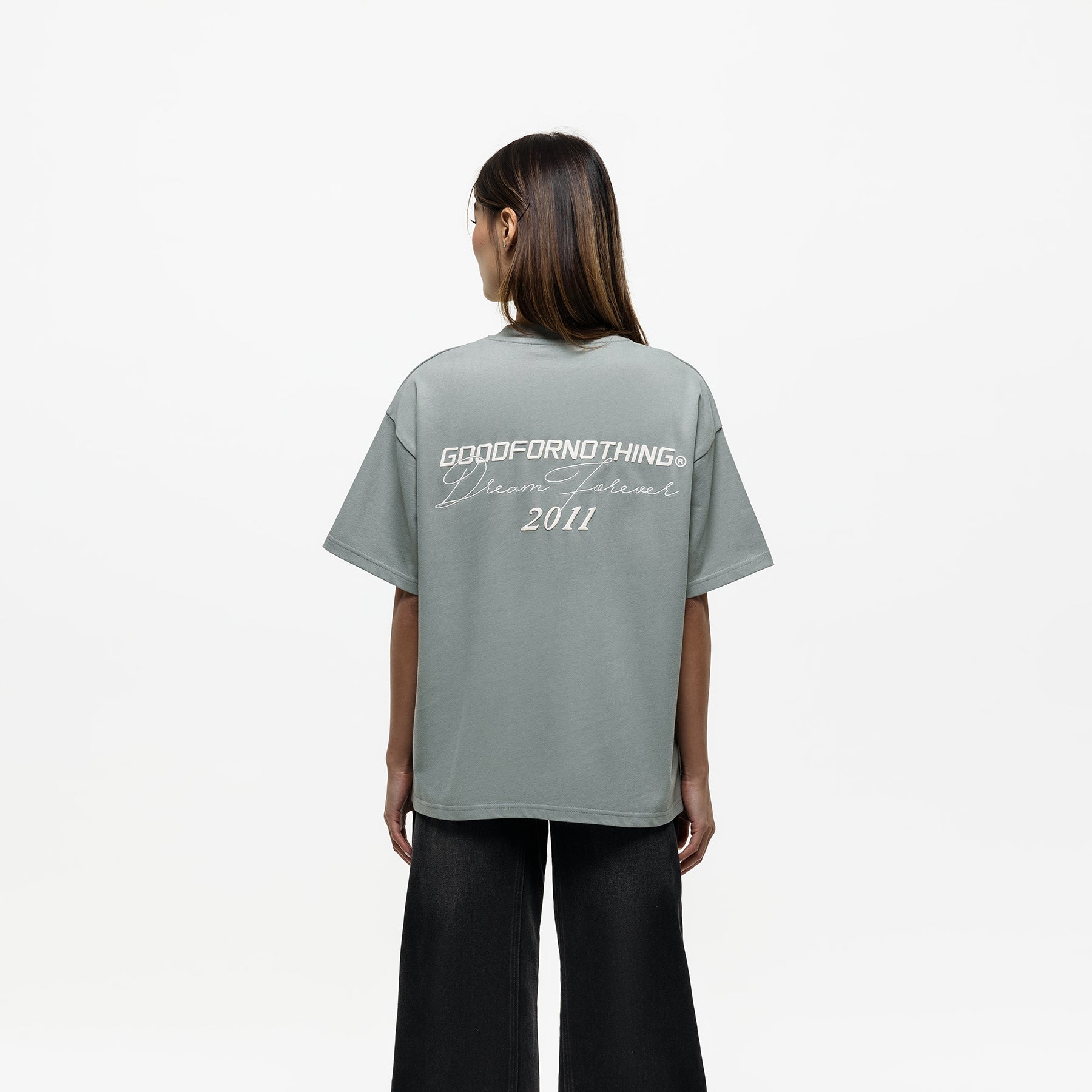 Oversized Dream Forever Sage T-shirt (Final Sale)