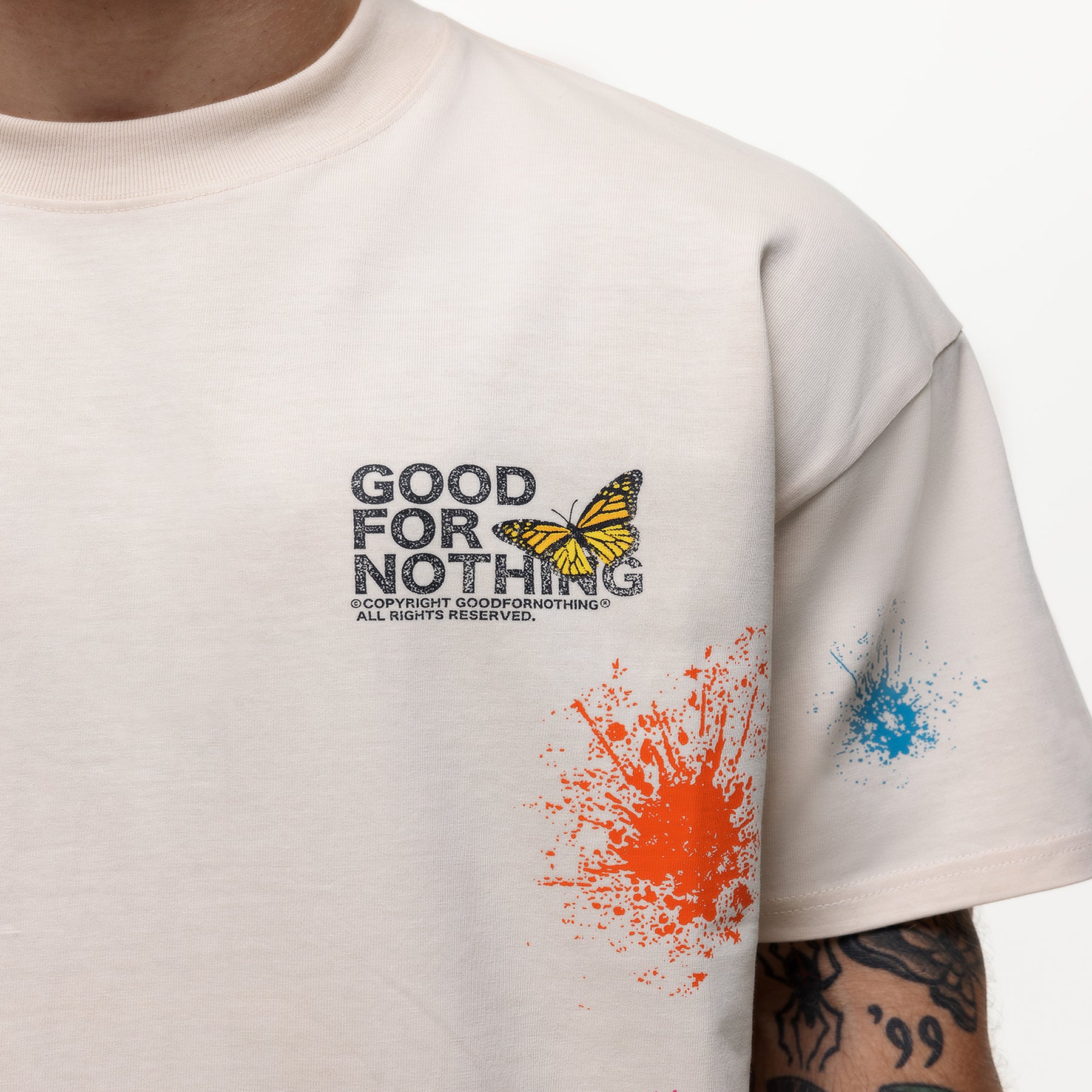Pigment Butterfly Paint Cream T-shirt