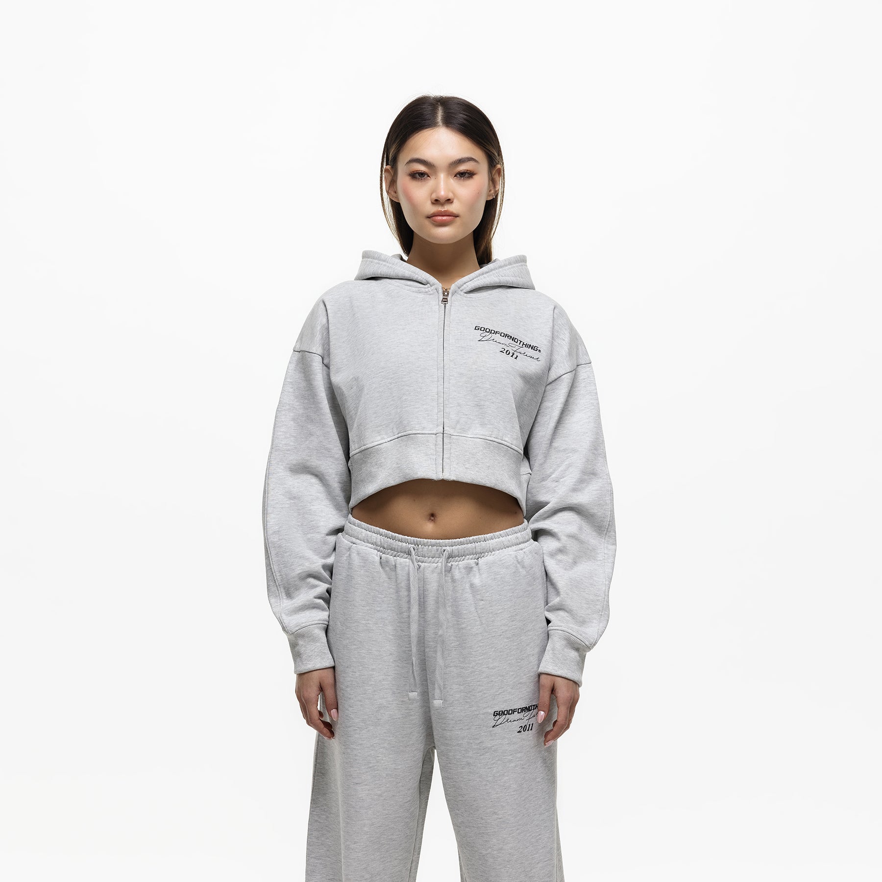 Dream Forever Marl Zip Hoodie