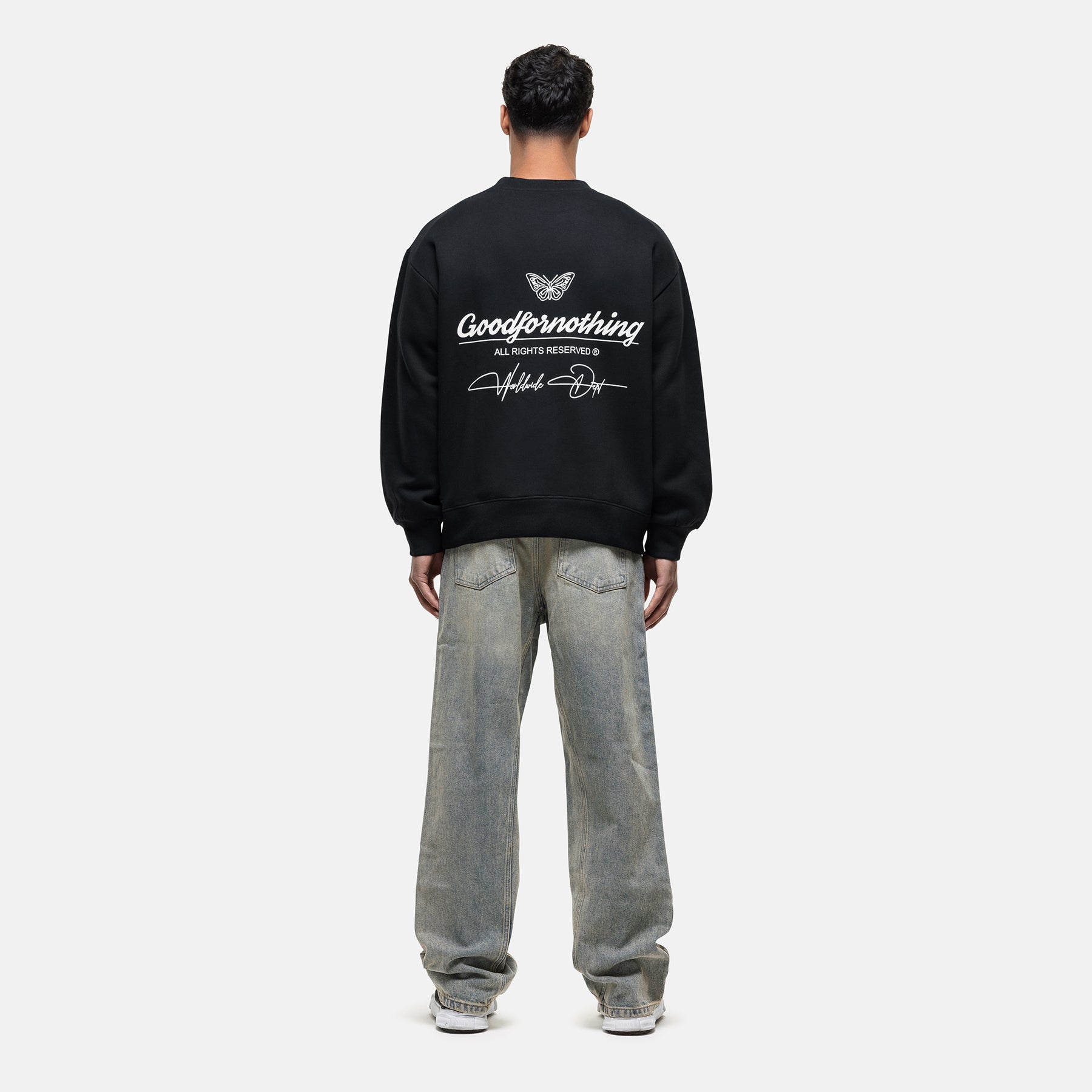 Cult Butterfly Black Sweatshirt