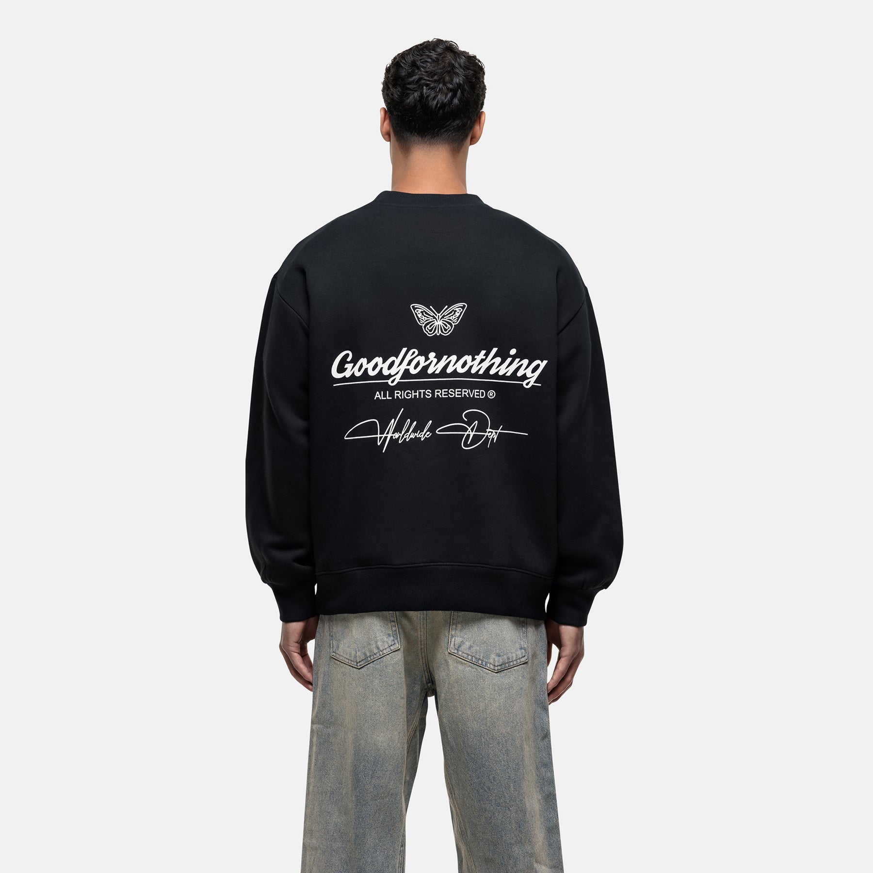 Cult Butterfly Black Sweatshirt