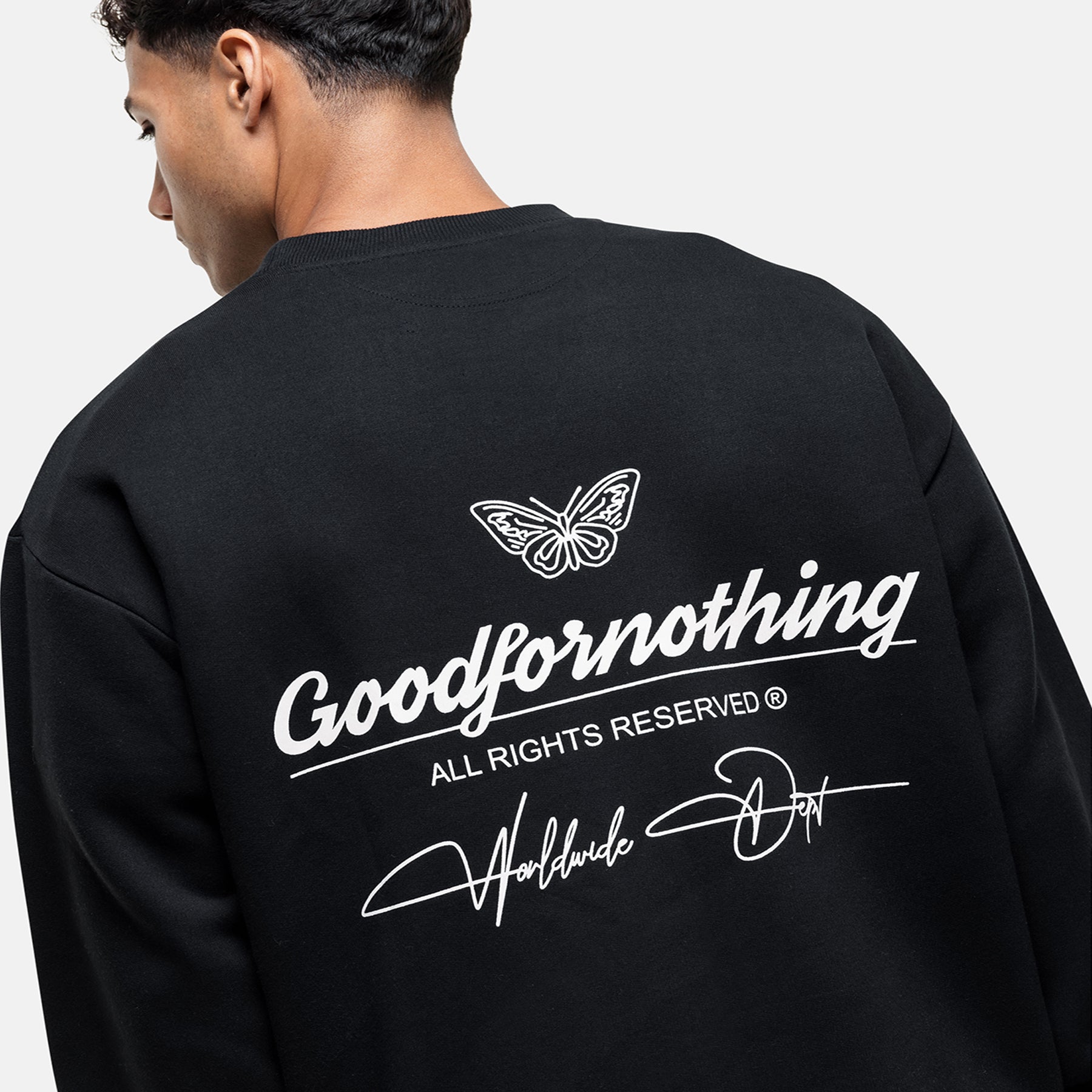 Cult Butterfly Black Sweatshirt