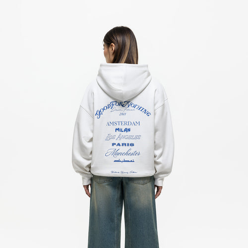 Oversized Destination Off White Hoodie