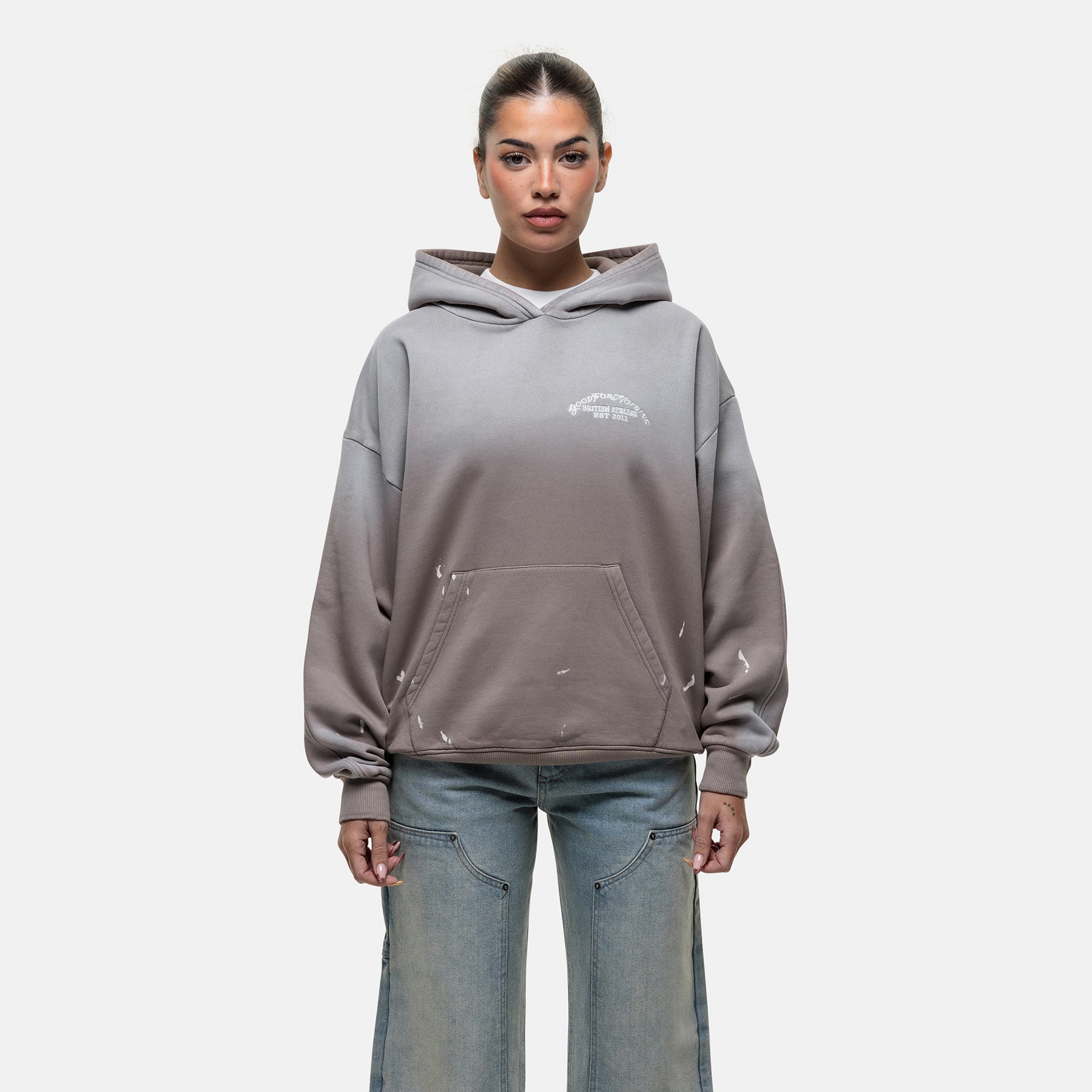 Abrade Sprayed Hoodie