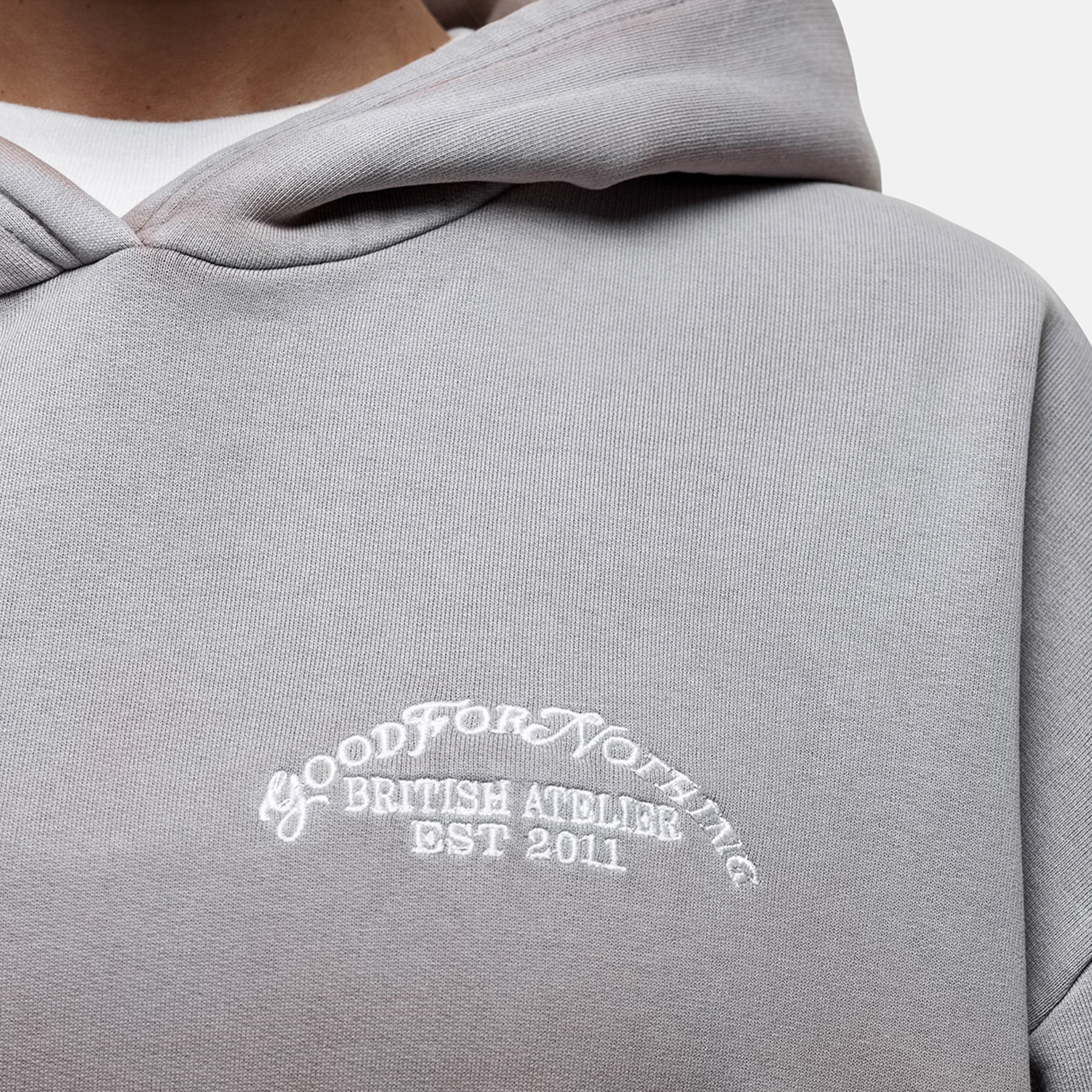 Abrade Taupe Sprayed Hoodie
