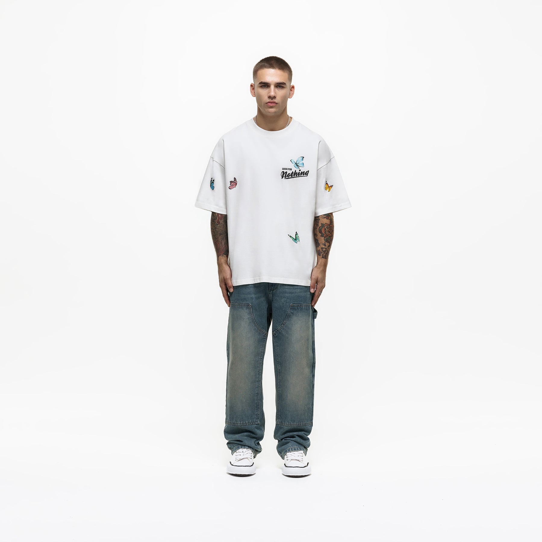 Oversized Flight White T-shirt