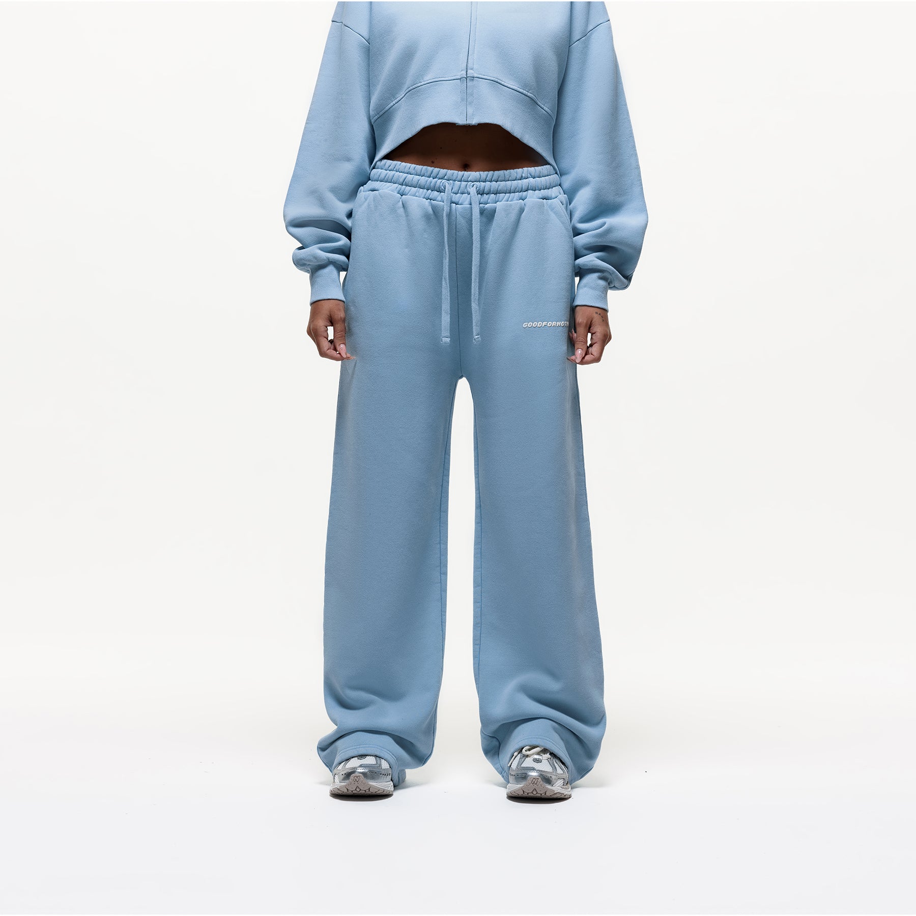 Vintage Washed Powder Blue Sweatpant