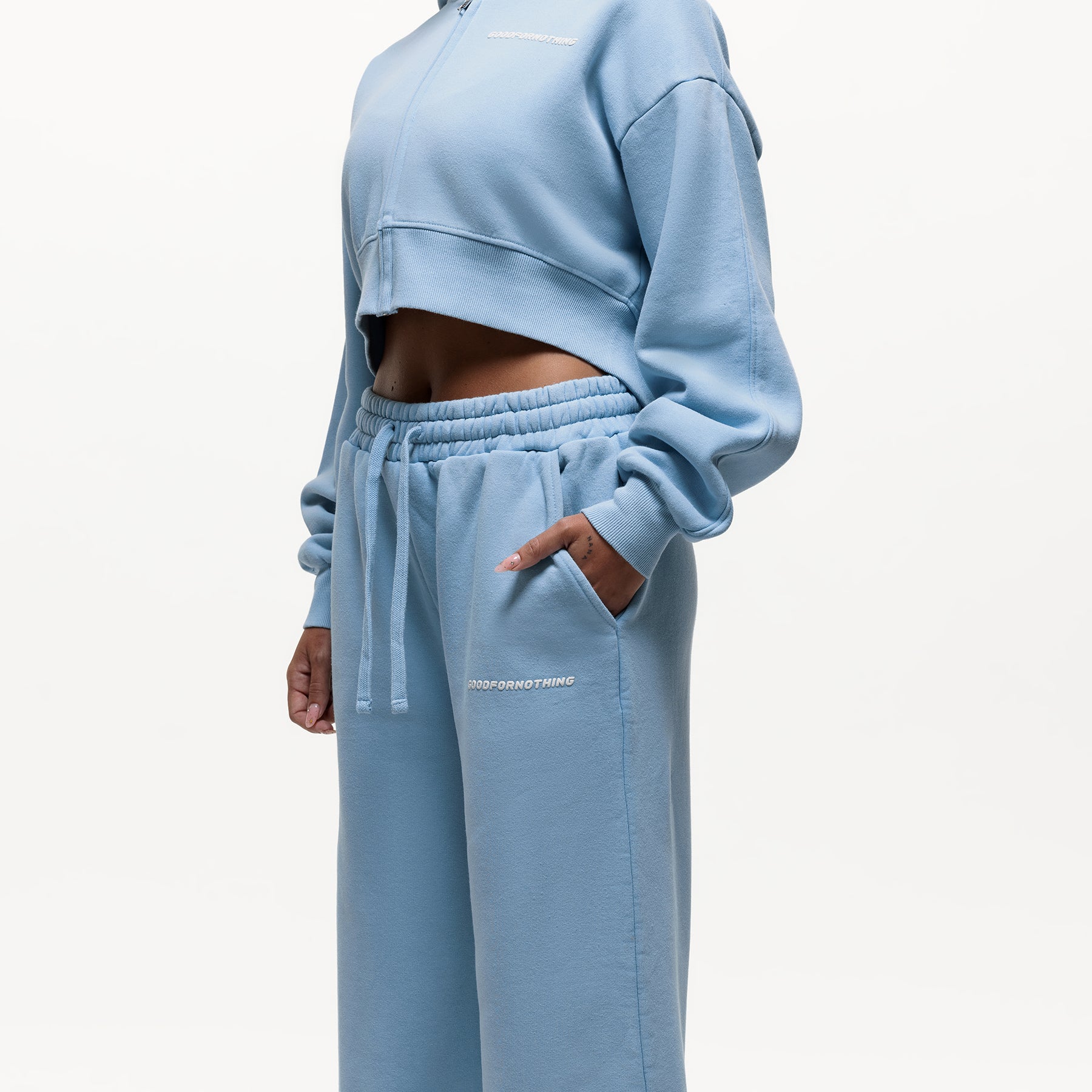 Vintage Washed Powder Blue Sweatpant (Final Sale)