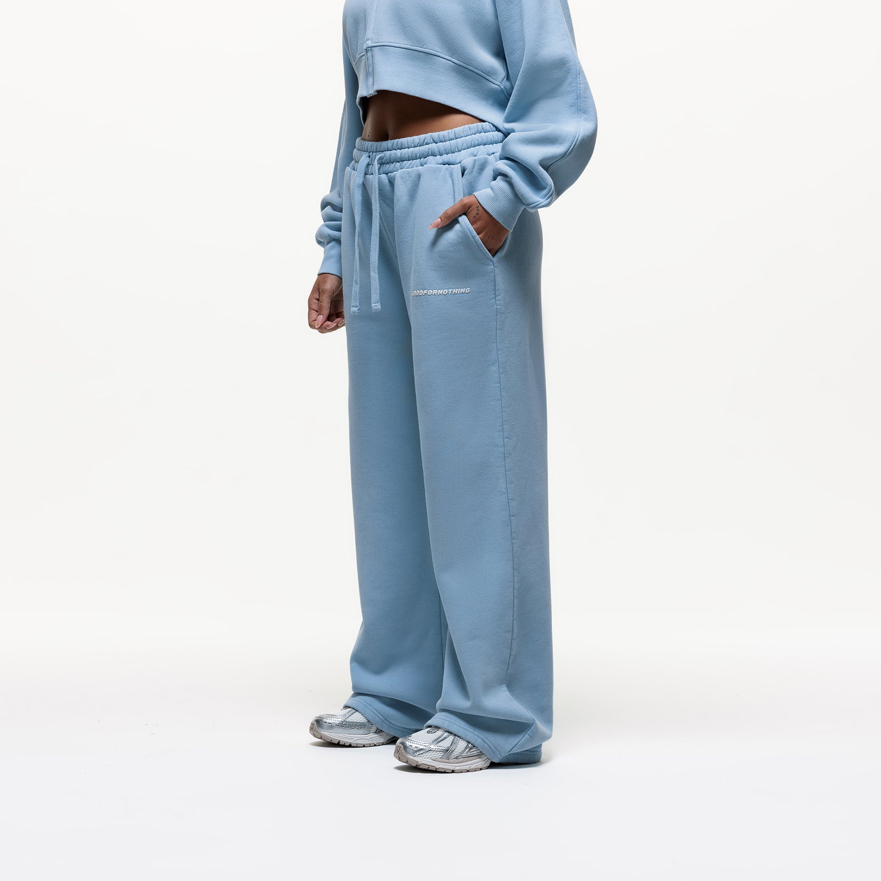 Vintage Washed Powder Blue Sweatpant (Final Sale)