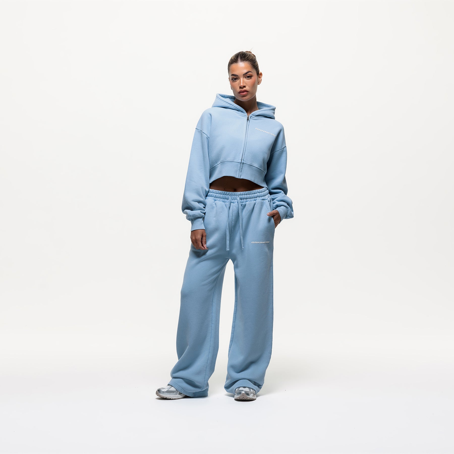 Vintage Washed Powder Blue Sweatpant (Final Sale)