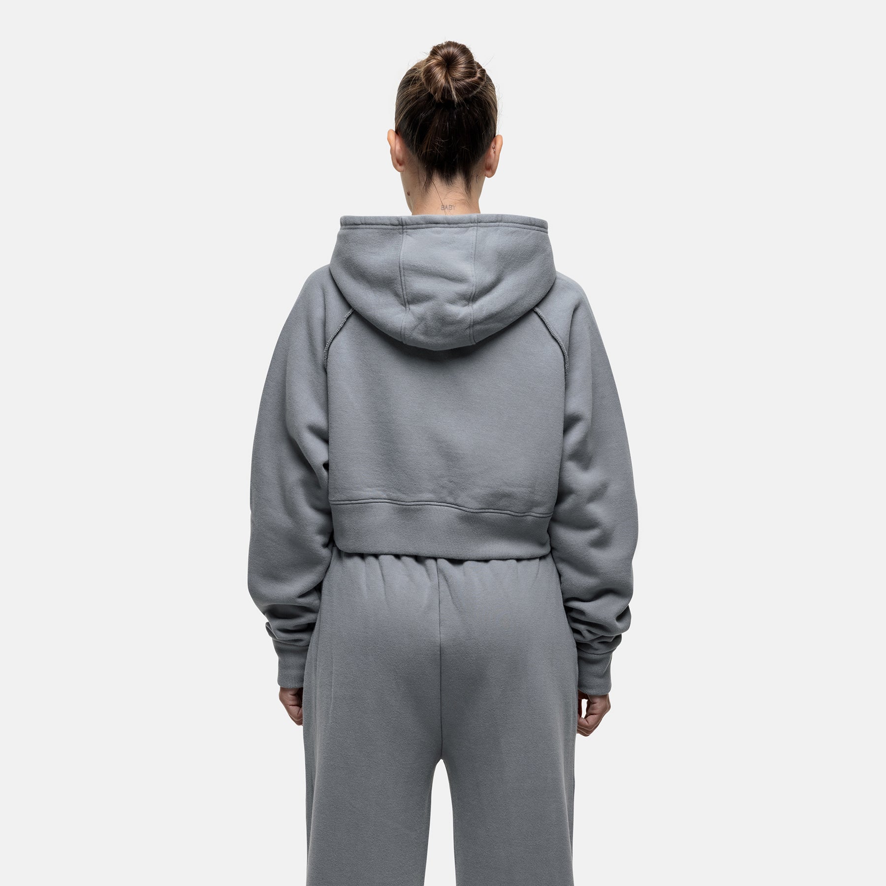 Raw Seam Washed Grey Zip Hoodie – GOODFORNOTHING®
