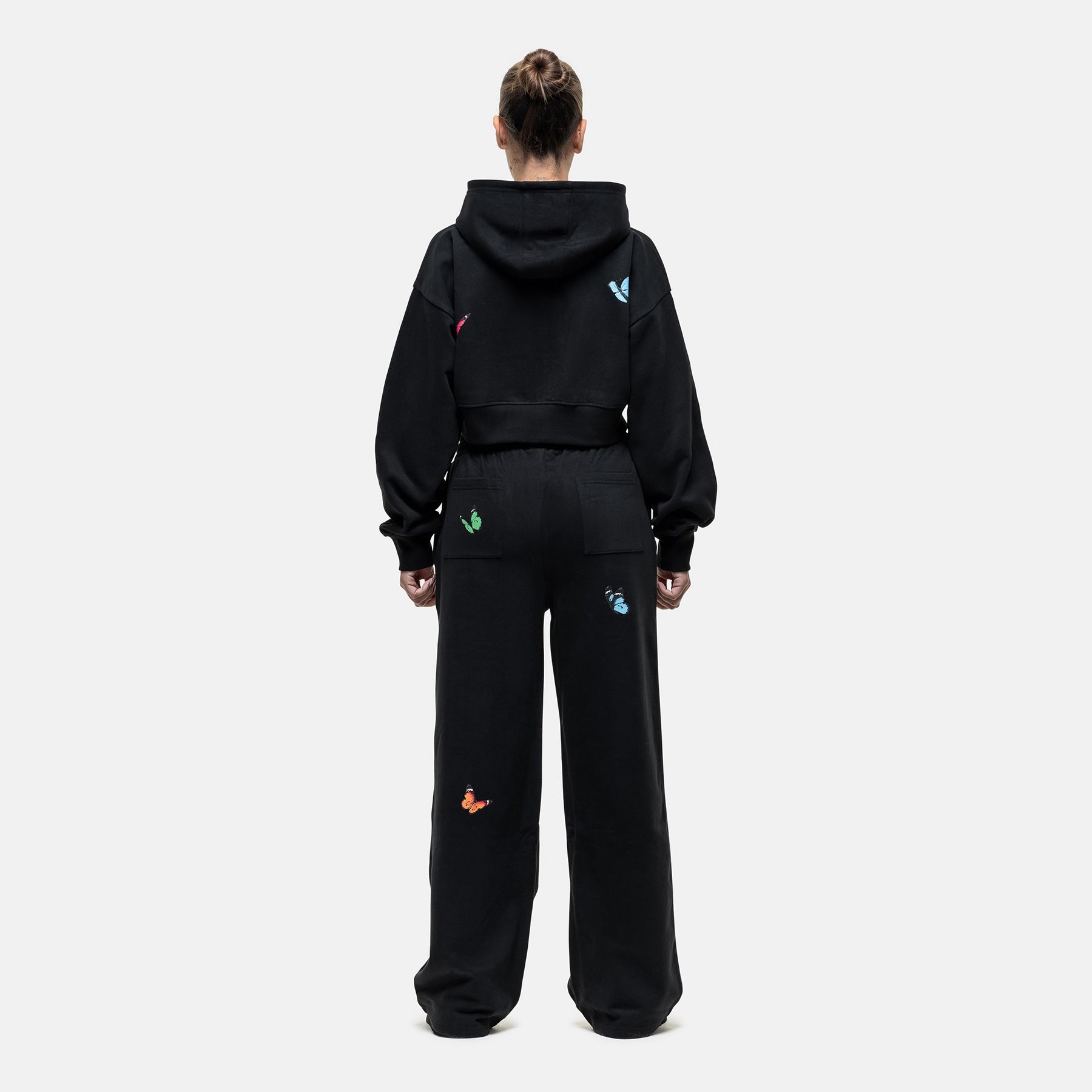 Flight Washed Black Baggy Jogger