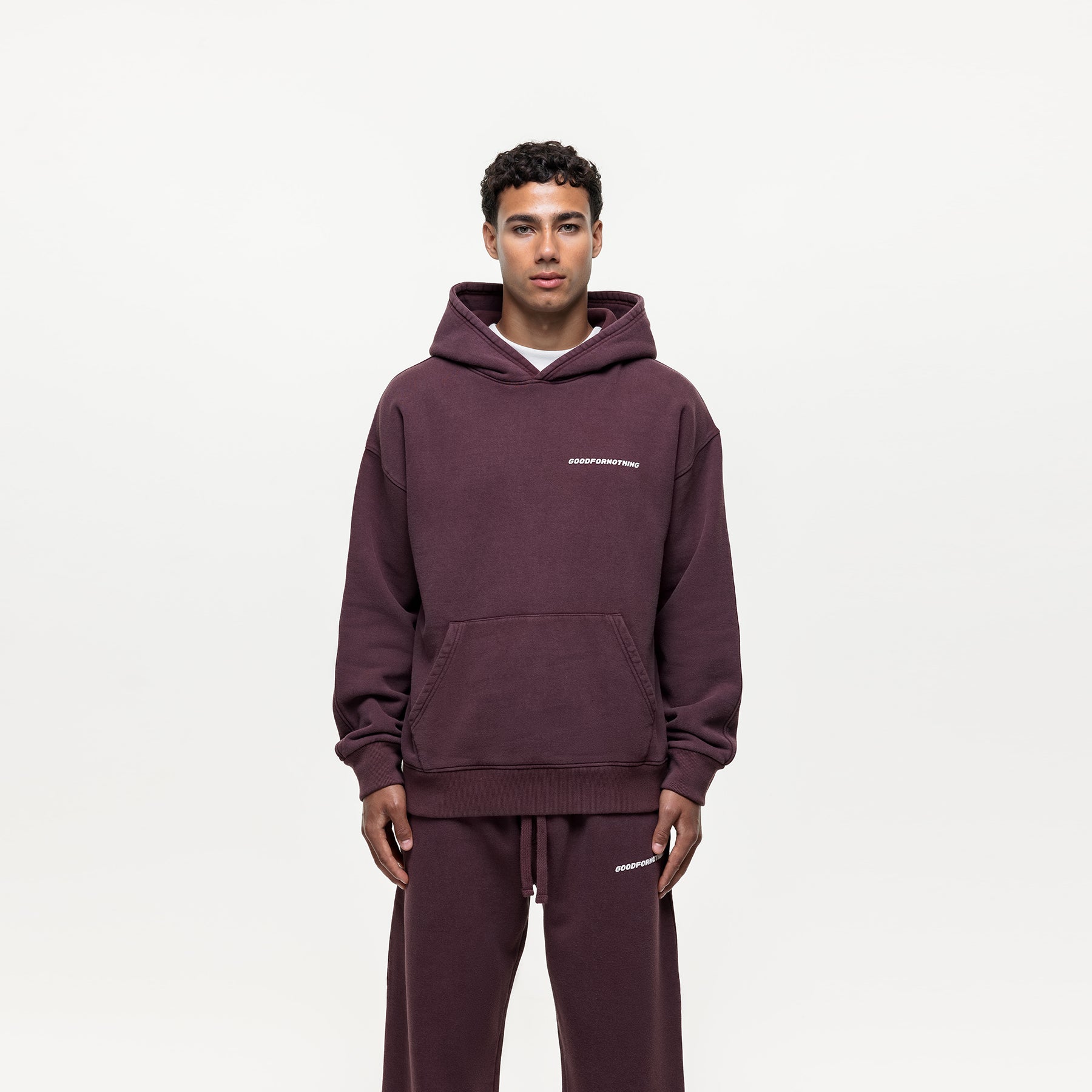 Arnodefrance Men's Vintage Washed Graphic Hoodie - Graffiti Print Zip-Up Cotton Pullover - View #6
