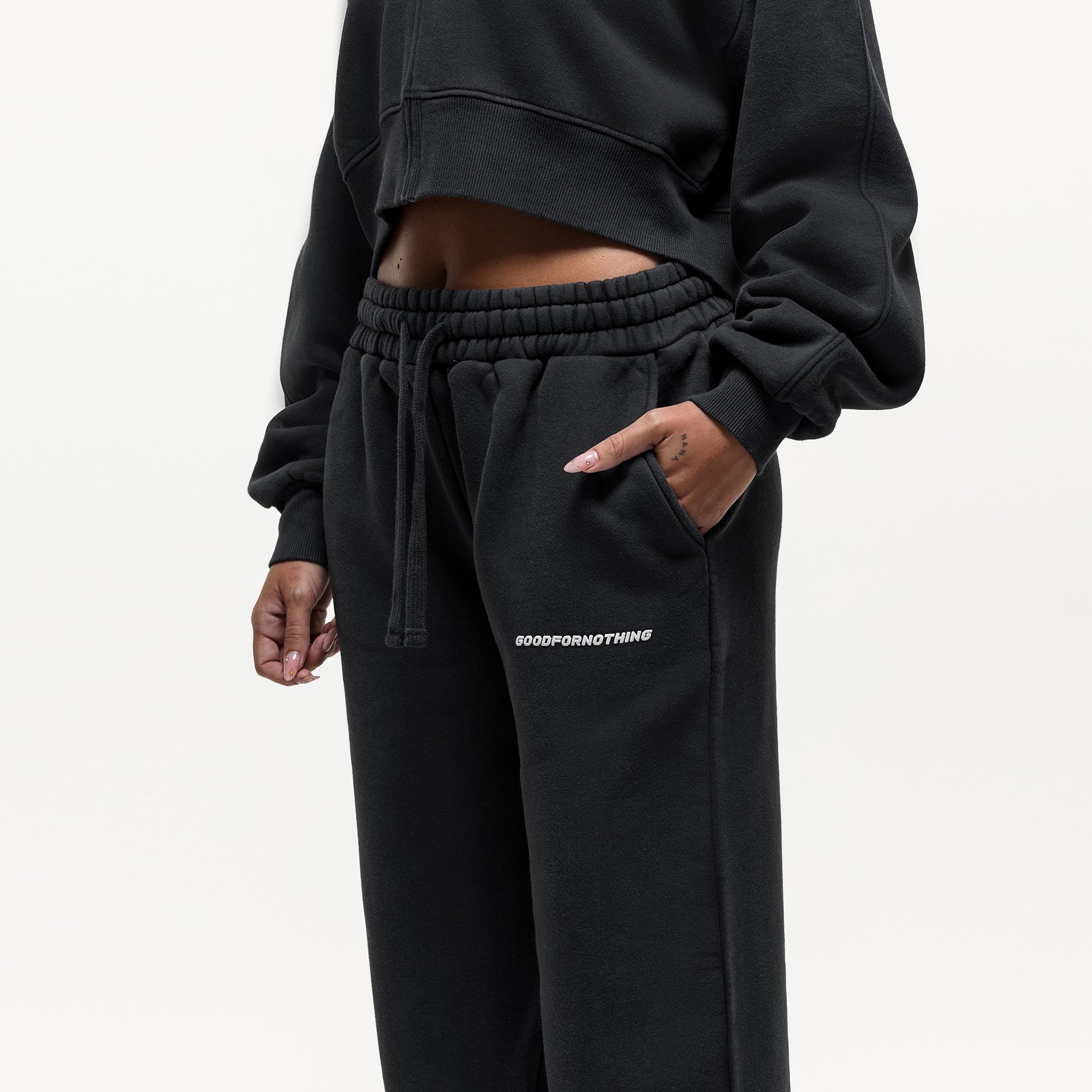 Vintage Washed Black Sweatpant