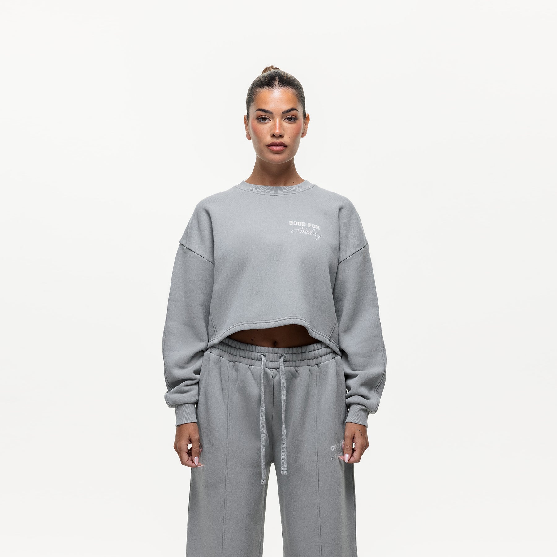 Slouch Crop Sweatshirt