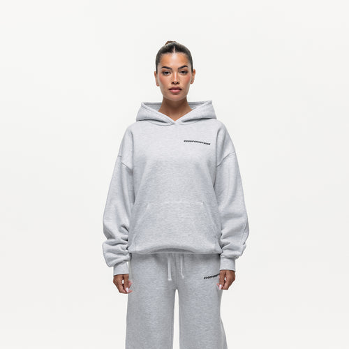 Vintage Grey Marl Hoodie