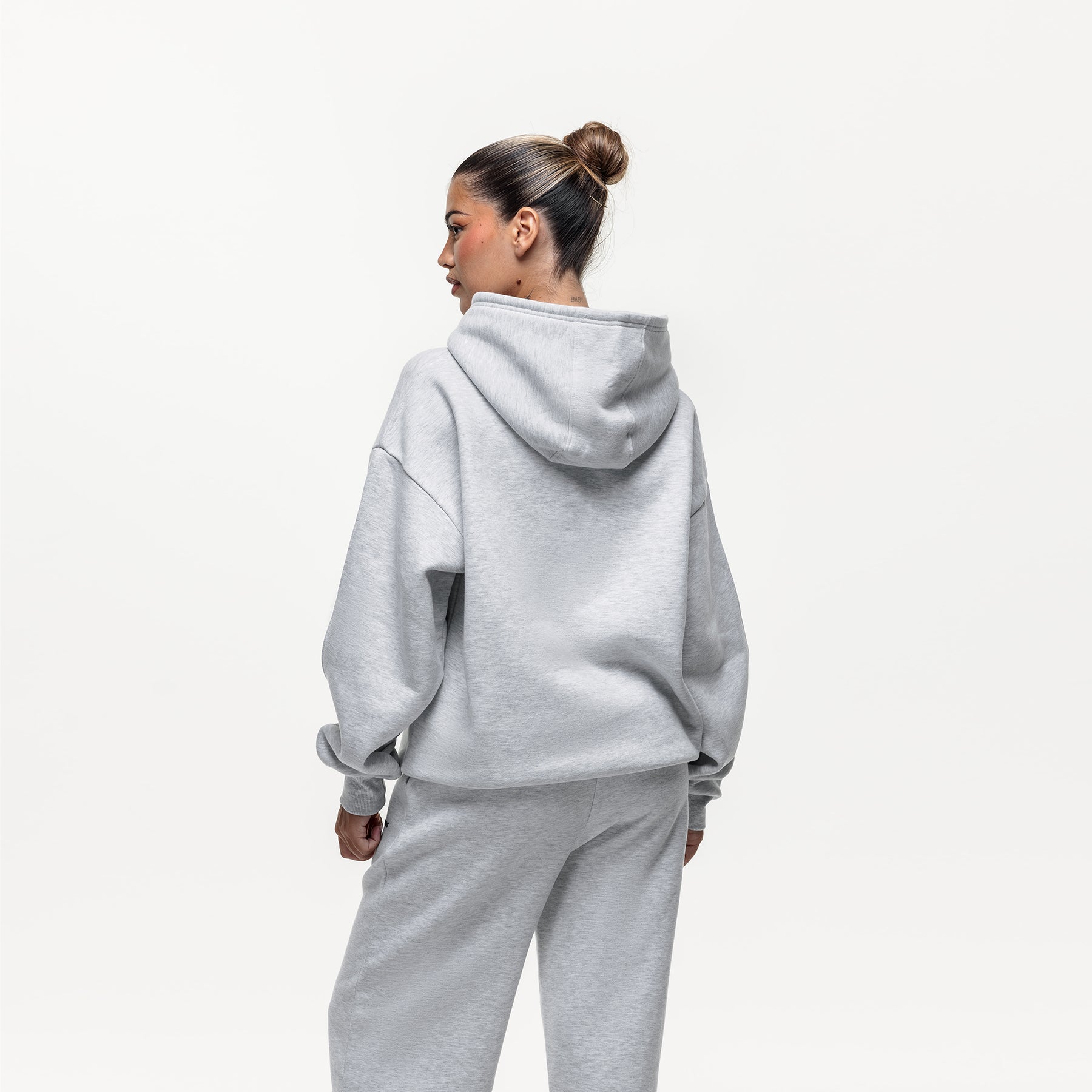 Vintage Grey Marl Hoodie