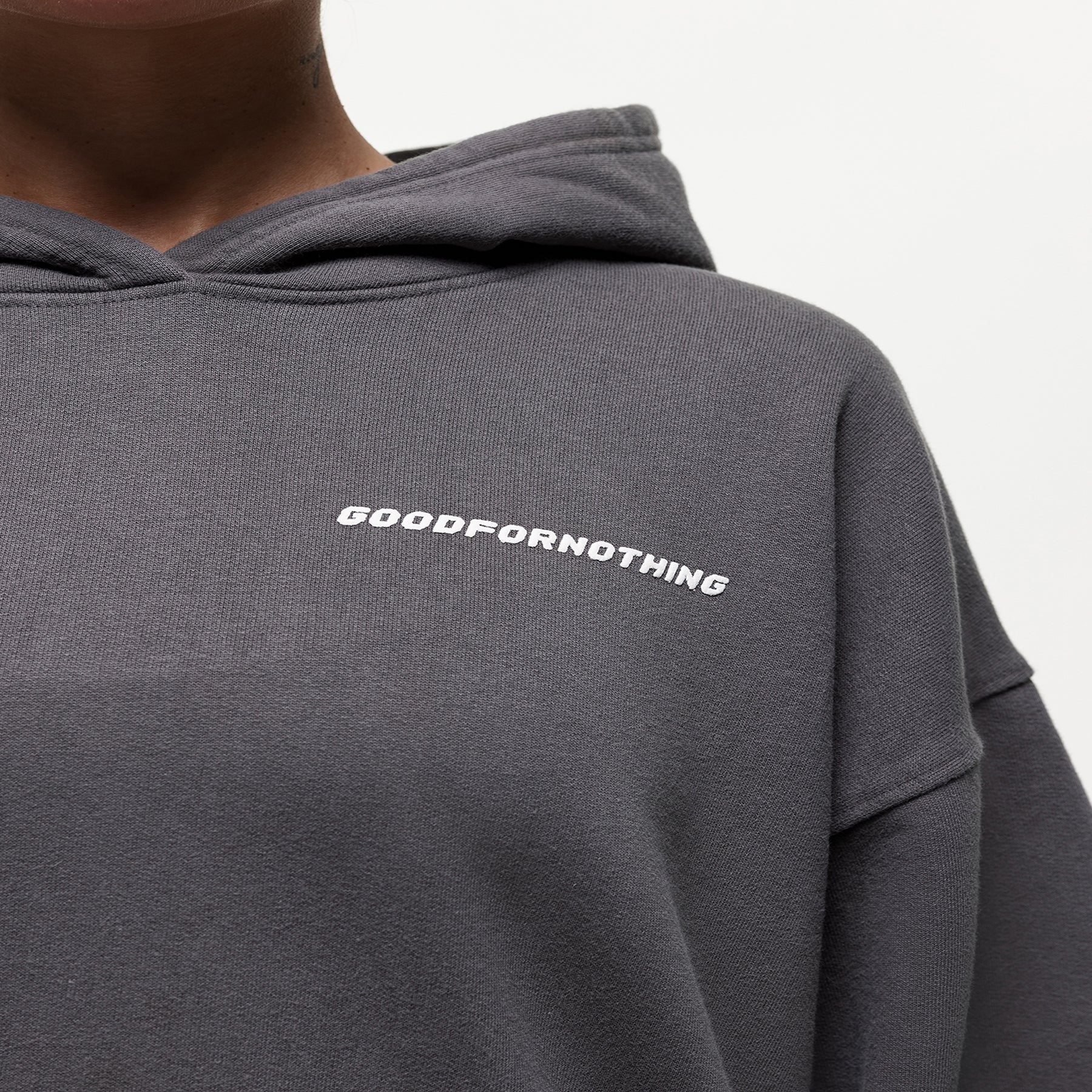 Vintage Washed Grey Hoodie