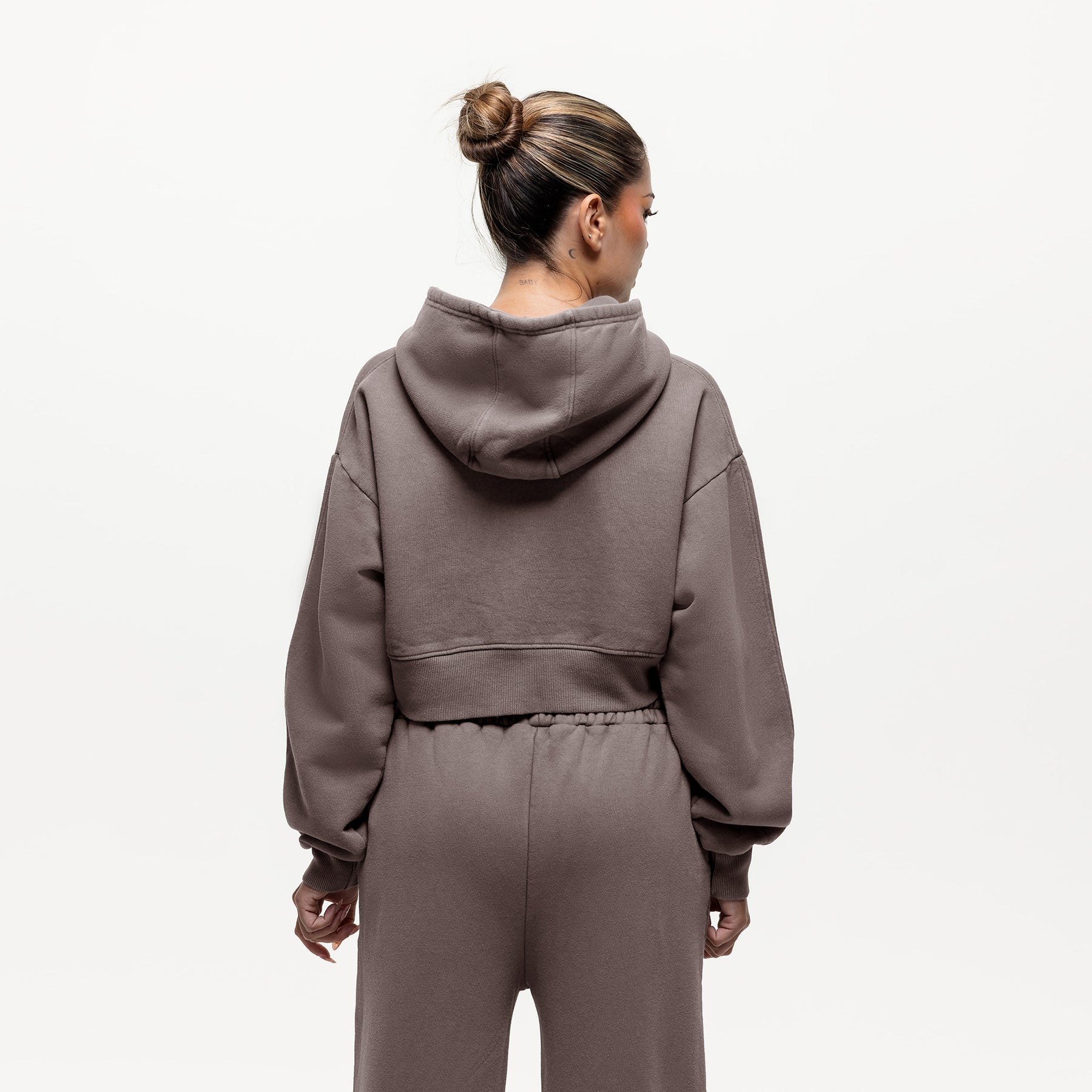 トップス vintage mohair zip hoodie MOHAIR BLEND ZIP HOODIE in SILVER – Elwood Clothing
