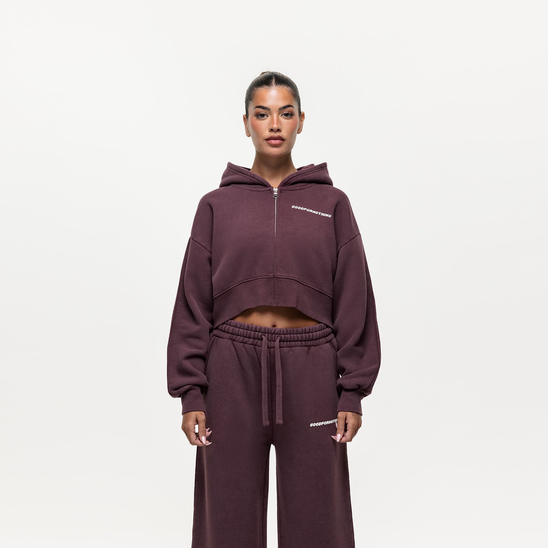 Vintage Washed Huckleberry Zip Hoodie