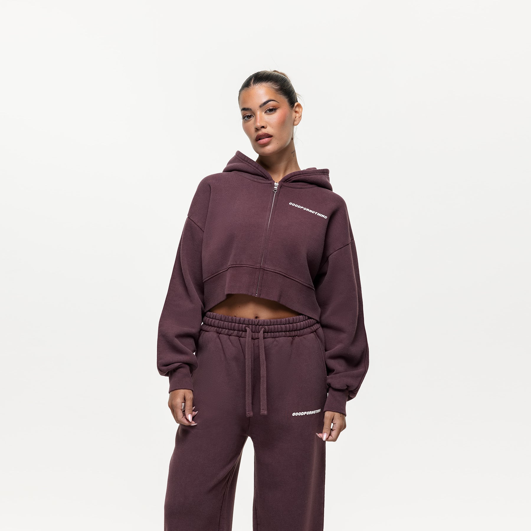 Vintage Washed Huckleberry Zip Hoodie