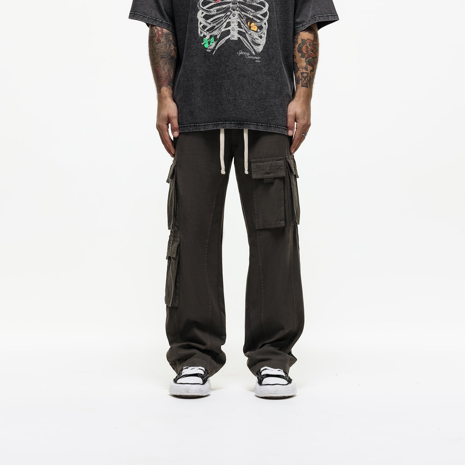 Tactical Baggy Khaki Cargo Pant