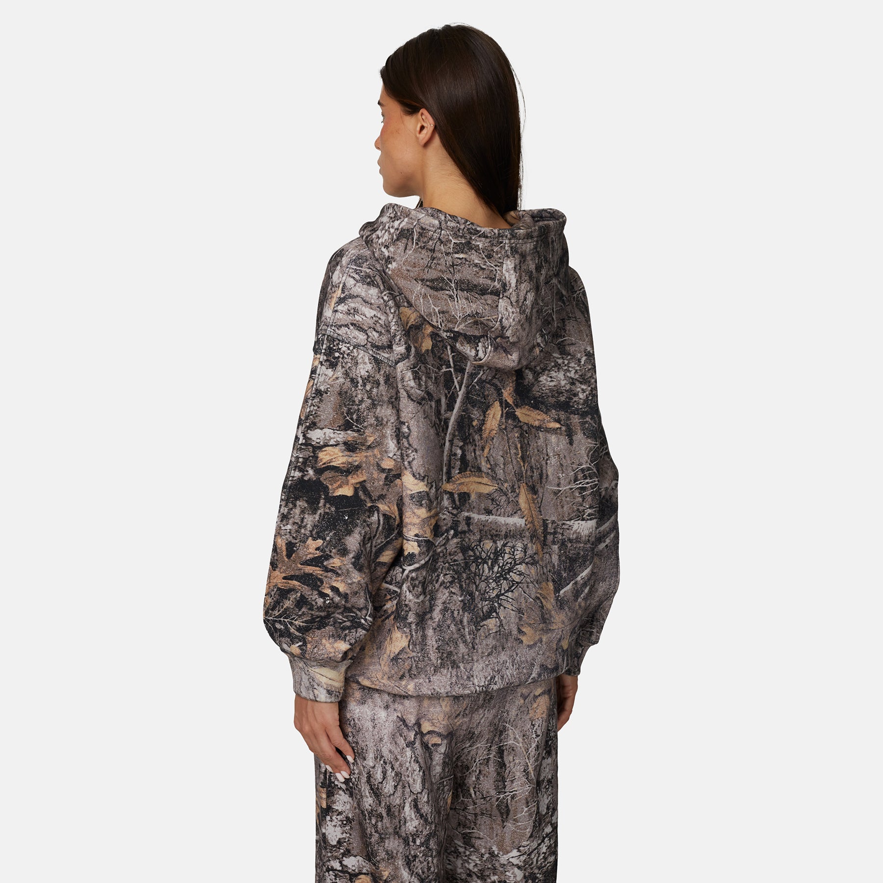 Woodland Camo Brown Hoodie