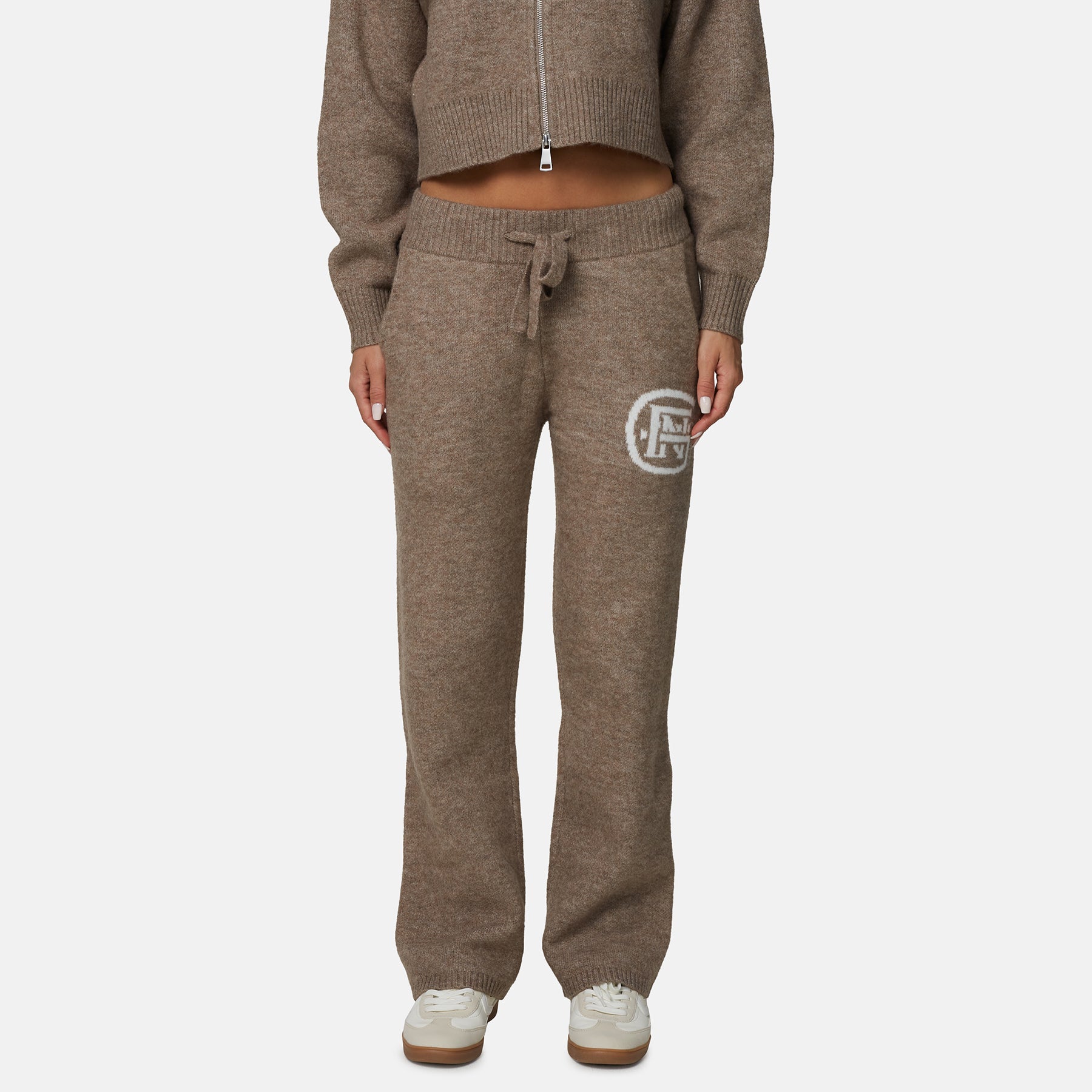 Monogram Fluffy Knit Pants