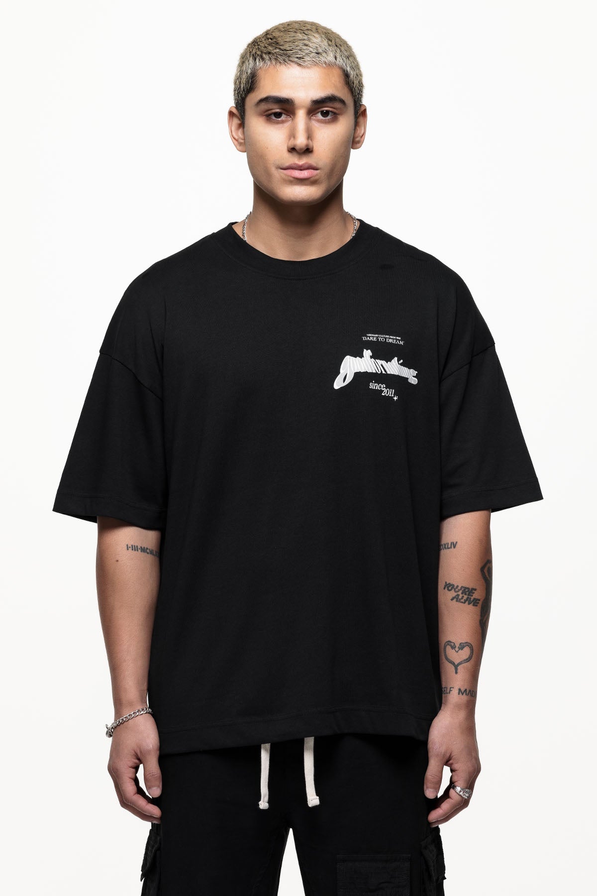 Oversized Visionary Black T-shirt