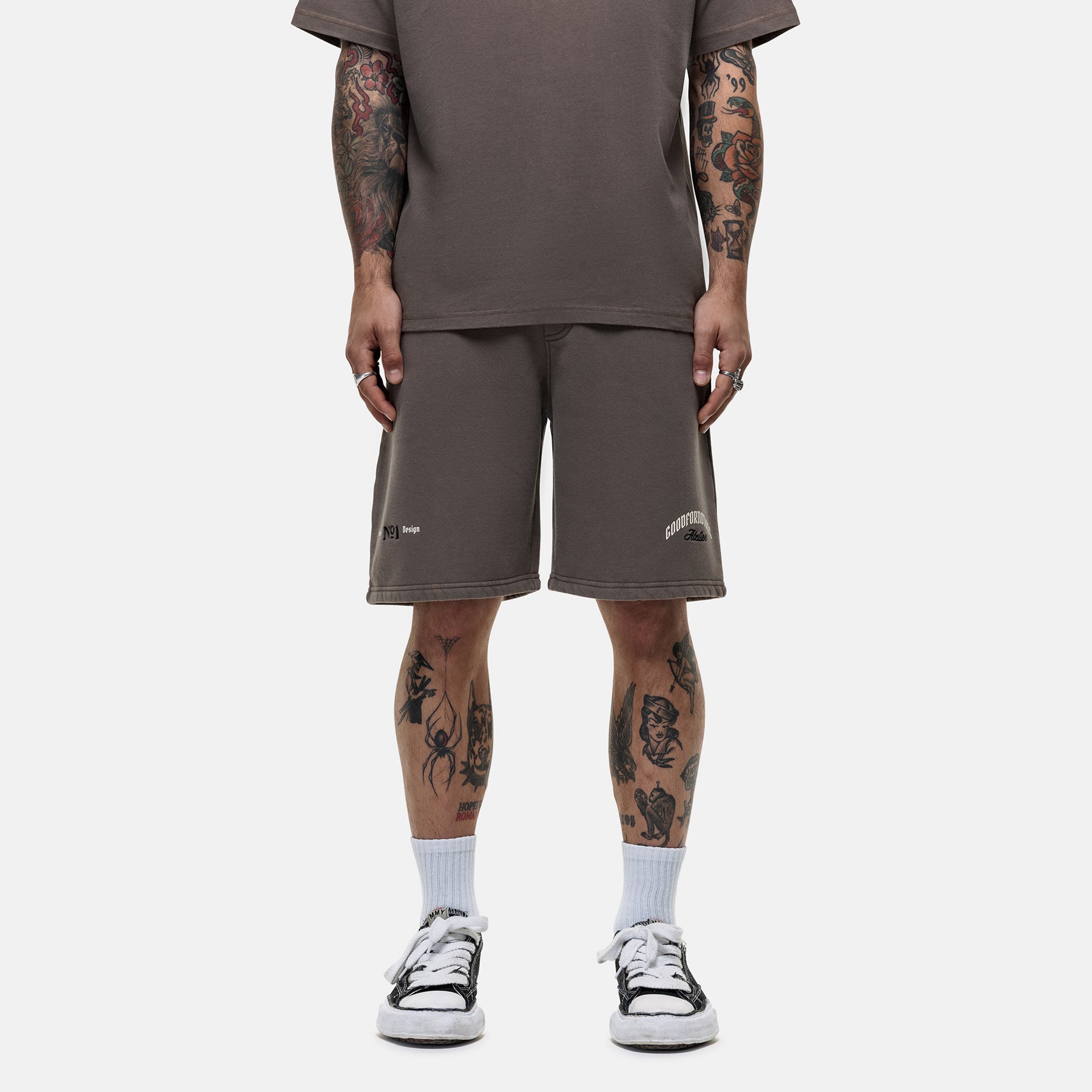 Antiquity Washed Taupe Shorts