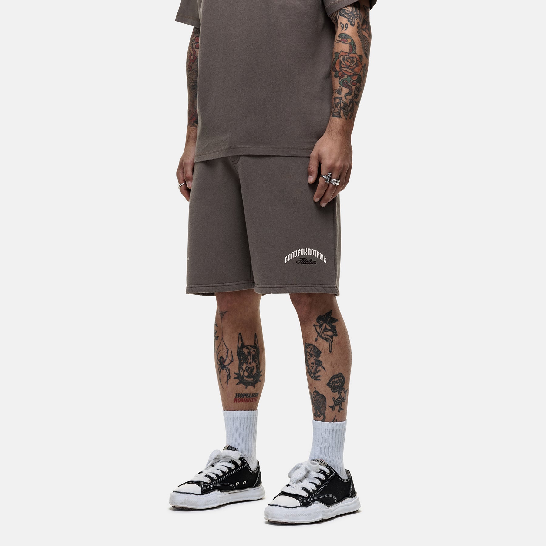 Antiquity Washed Taupe Shorts