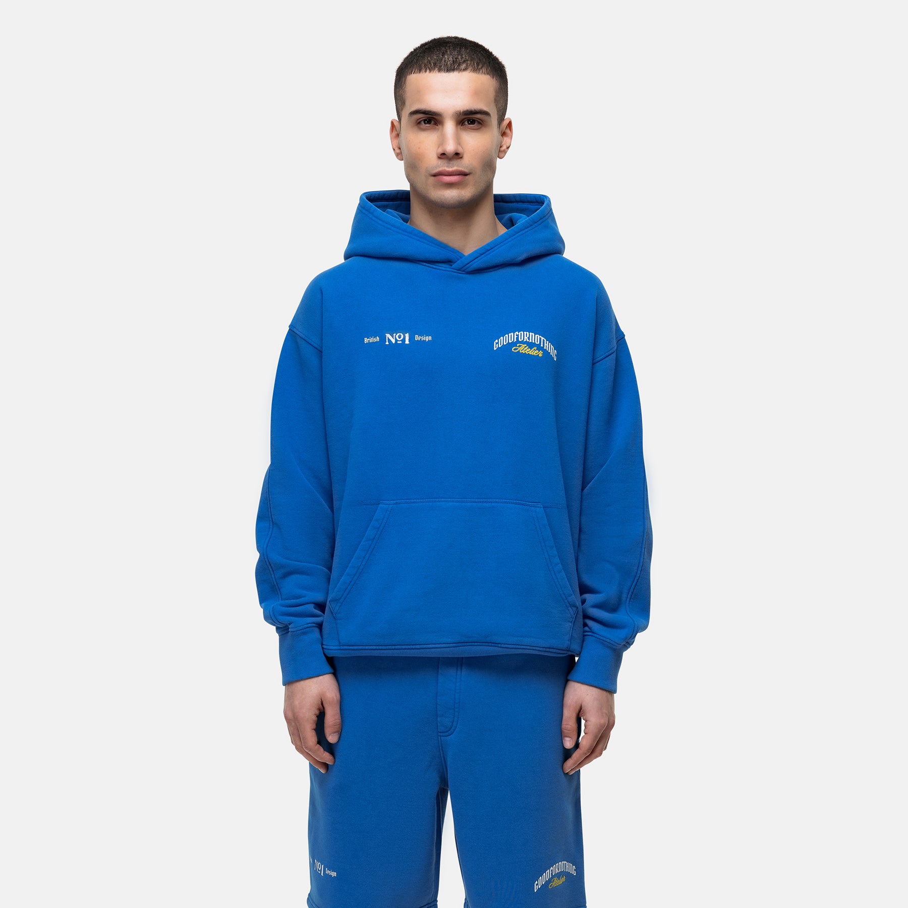 Antiquity Washed Blue Hoodie