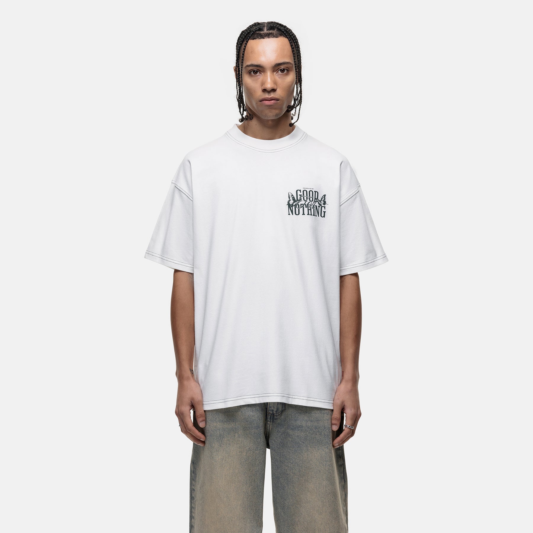 Dakota Butterfly White T-shirt