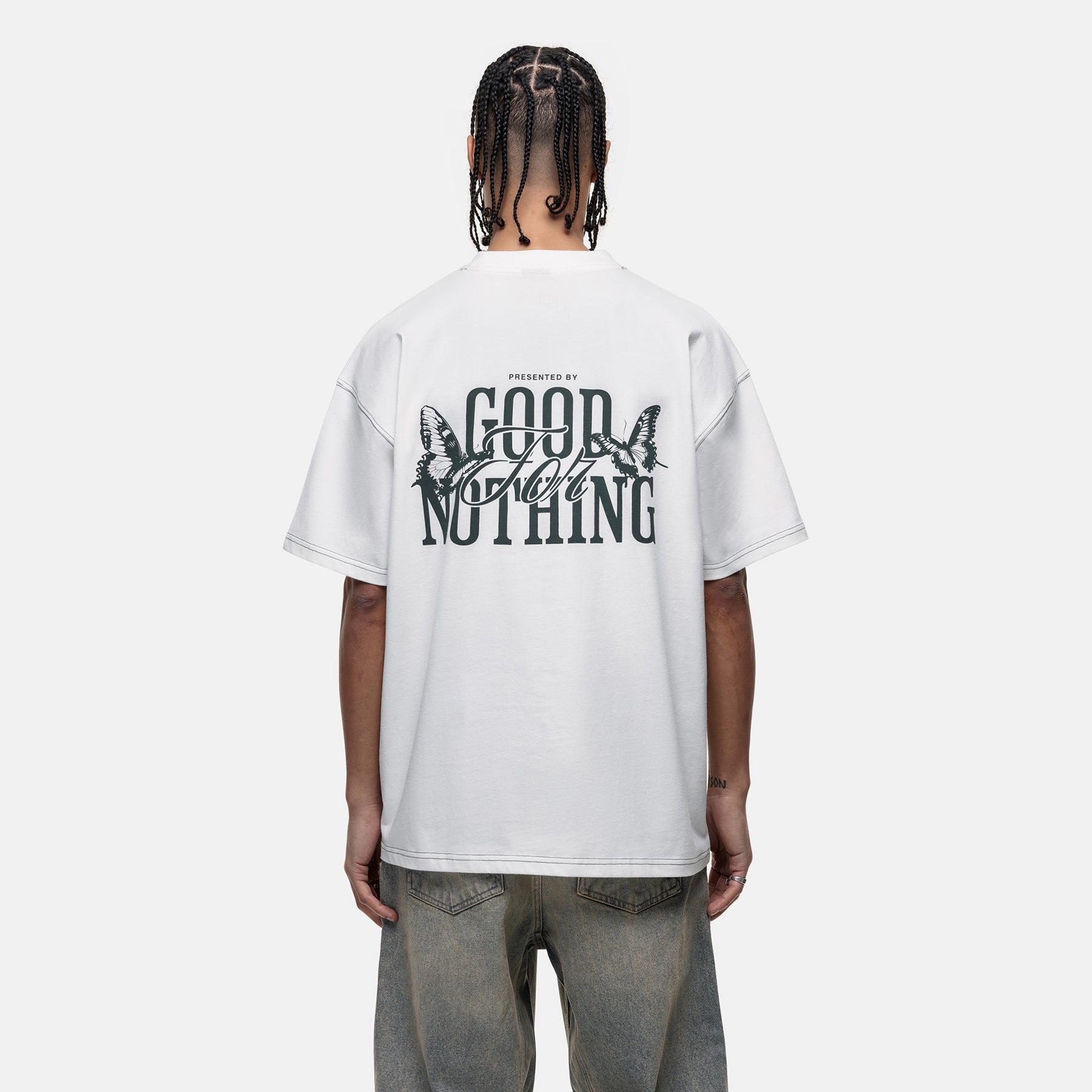 Dakota Butterfly White T-shirt