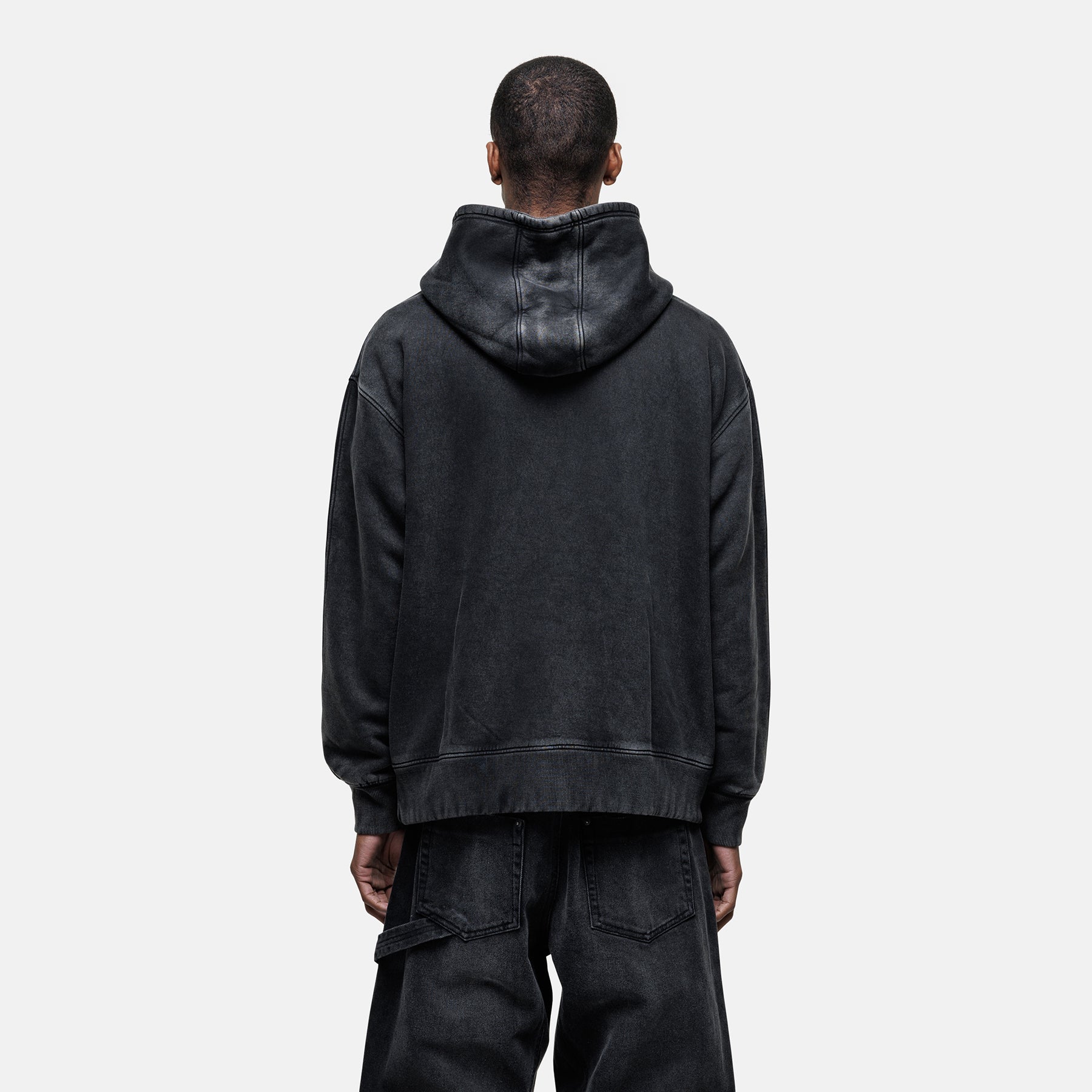 Vintage Black Wash Hoodie