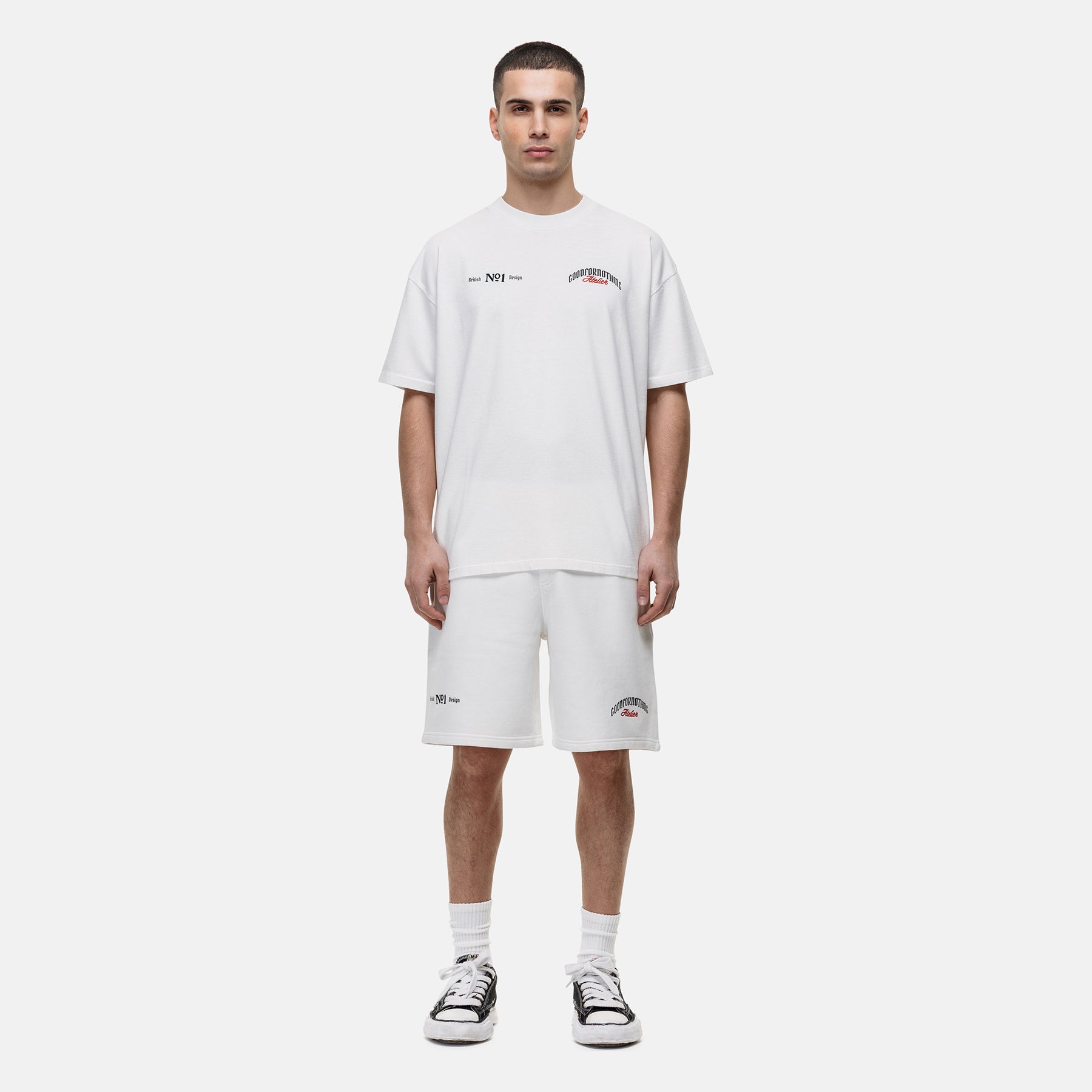 Antiquity Off White Shorts