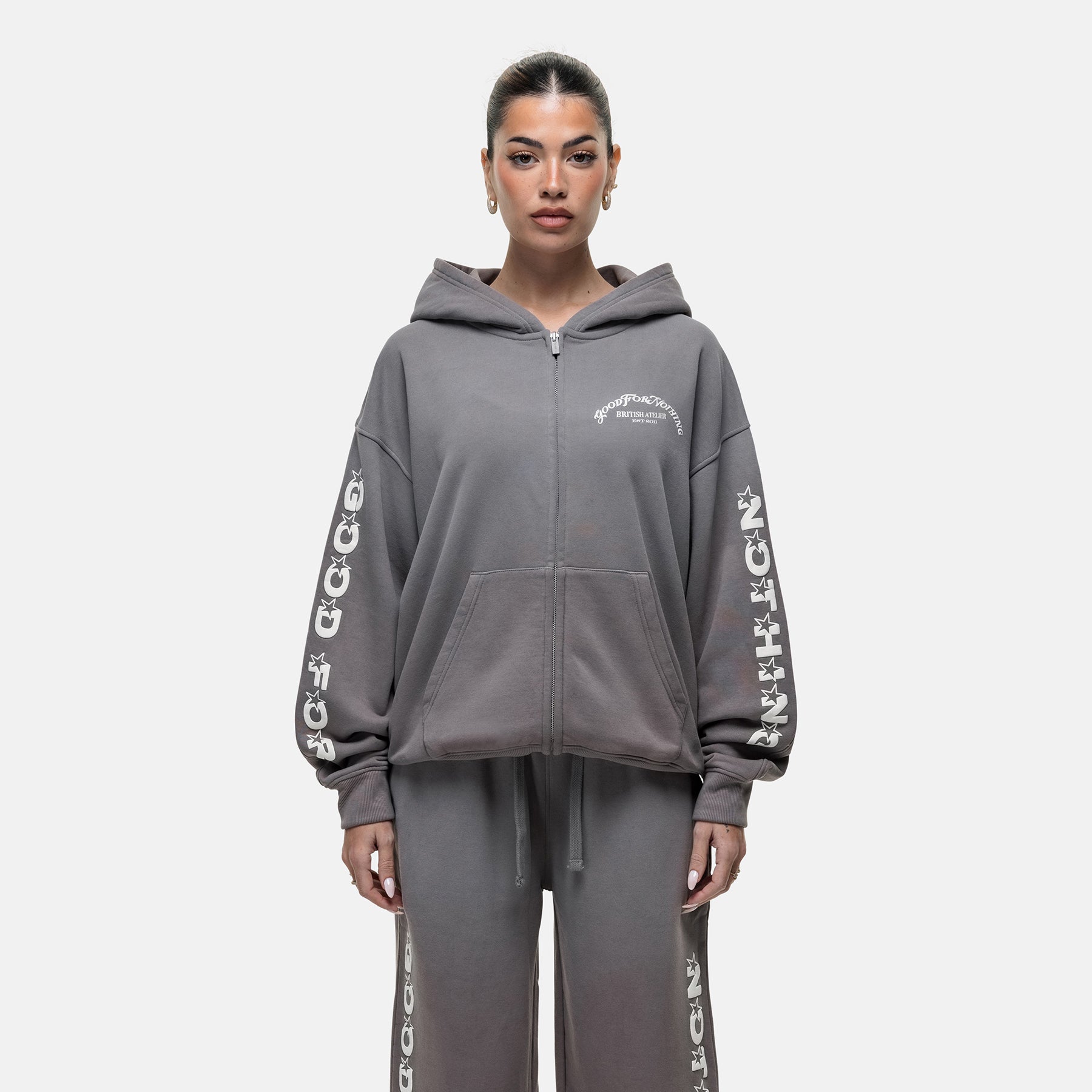 Liberty Washed Grey Hoodie