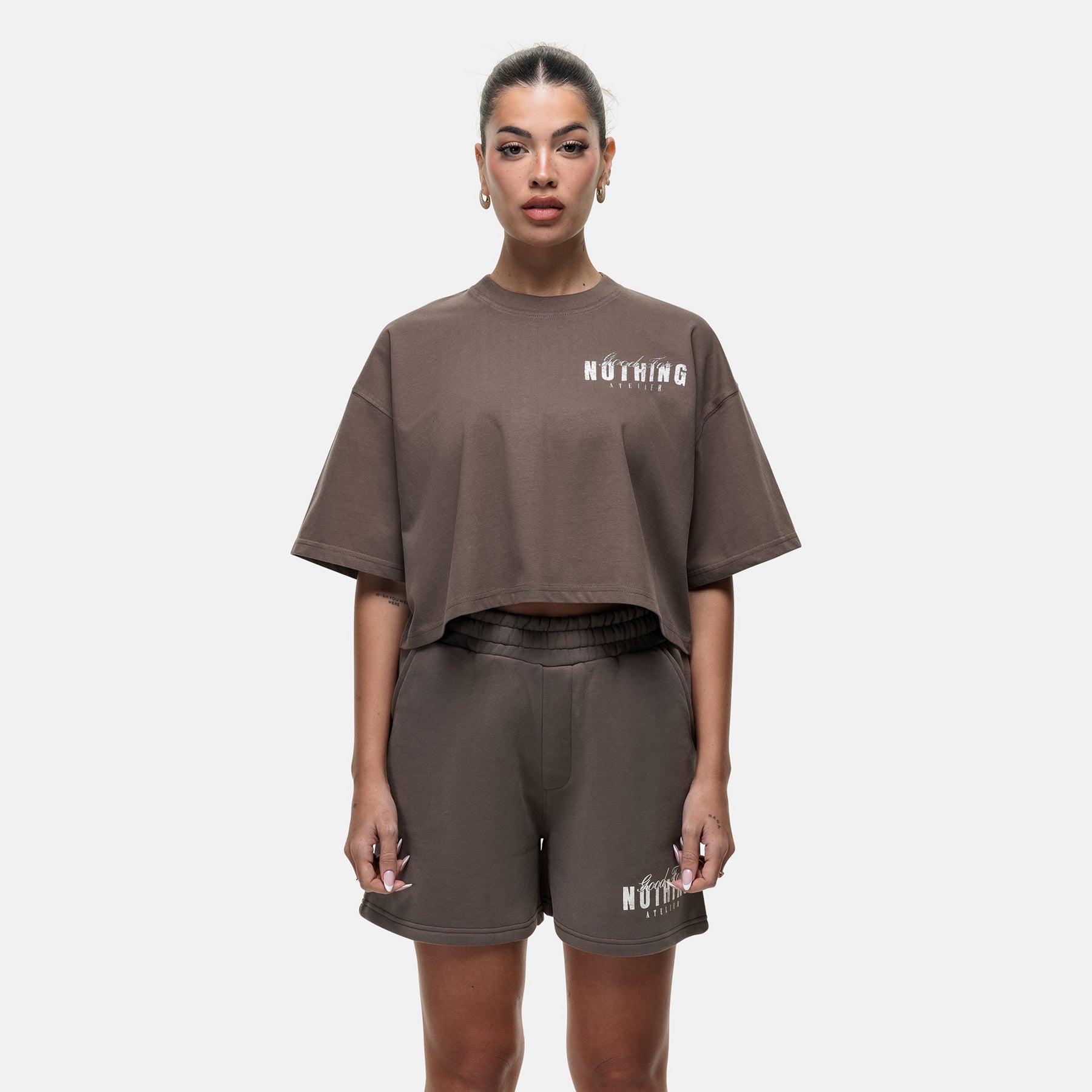 Washed Taupe Butterfly T-shirt