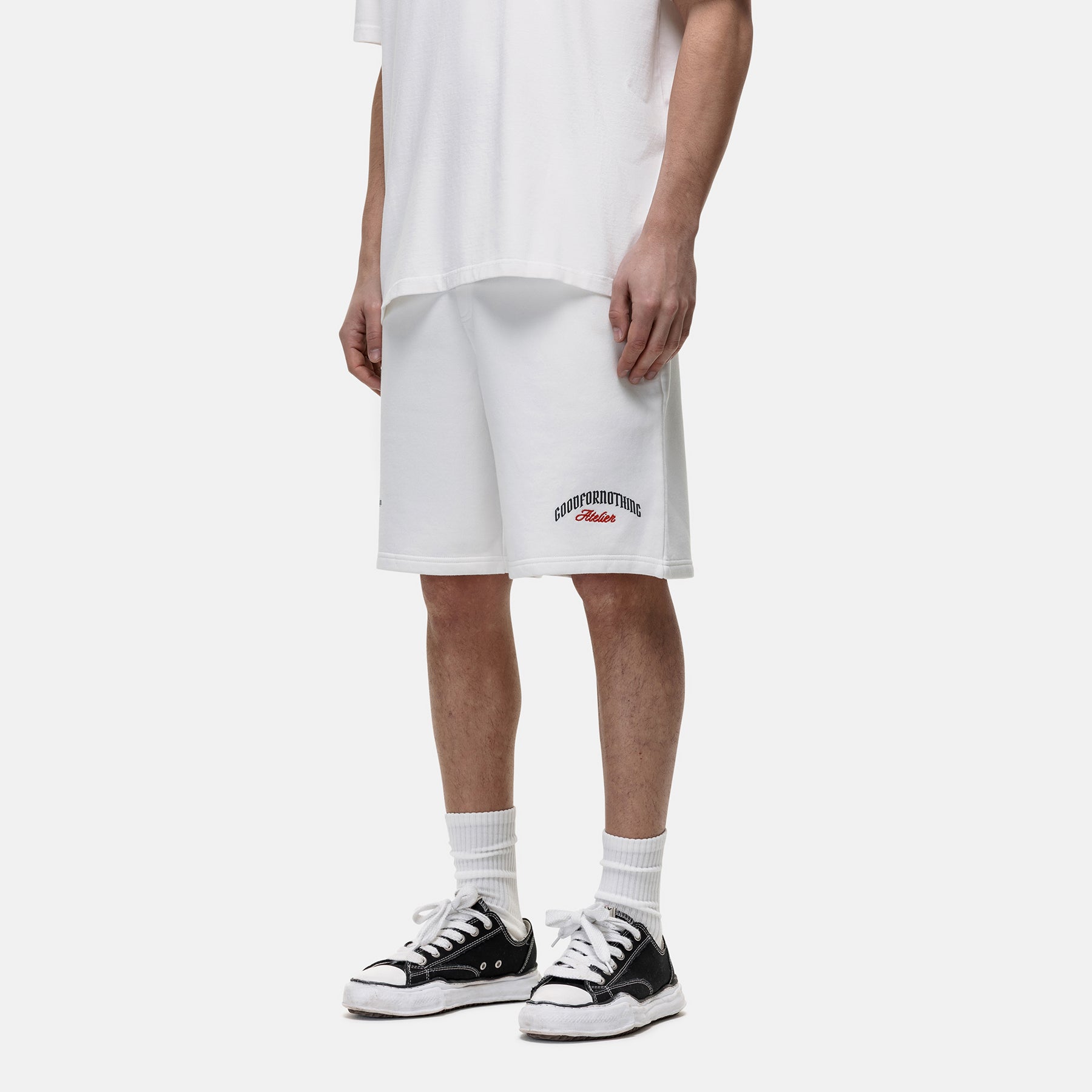 Antiquity Off White Shorts